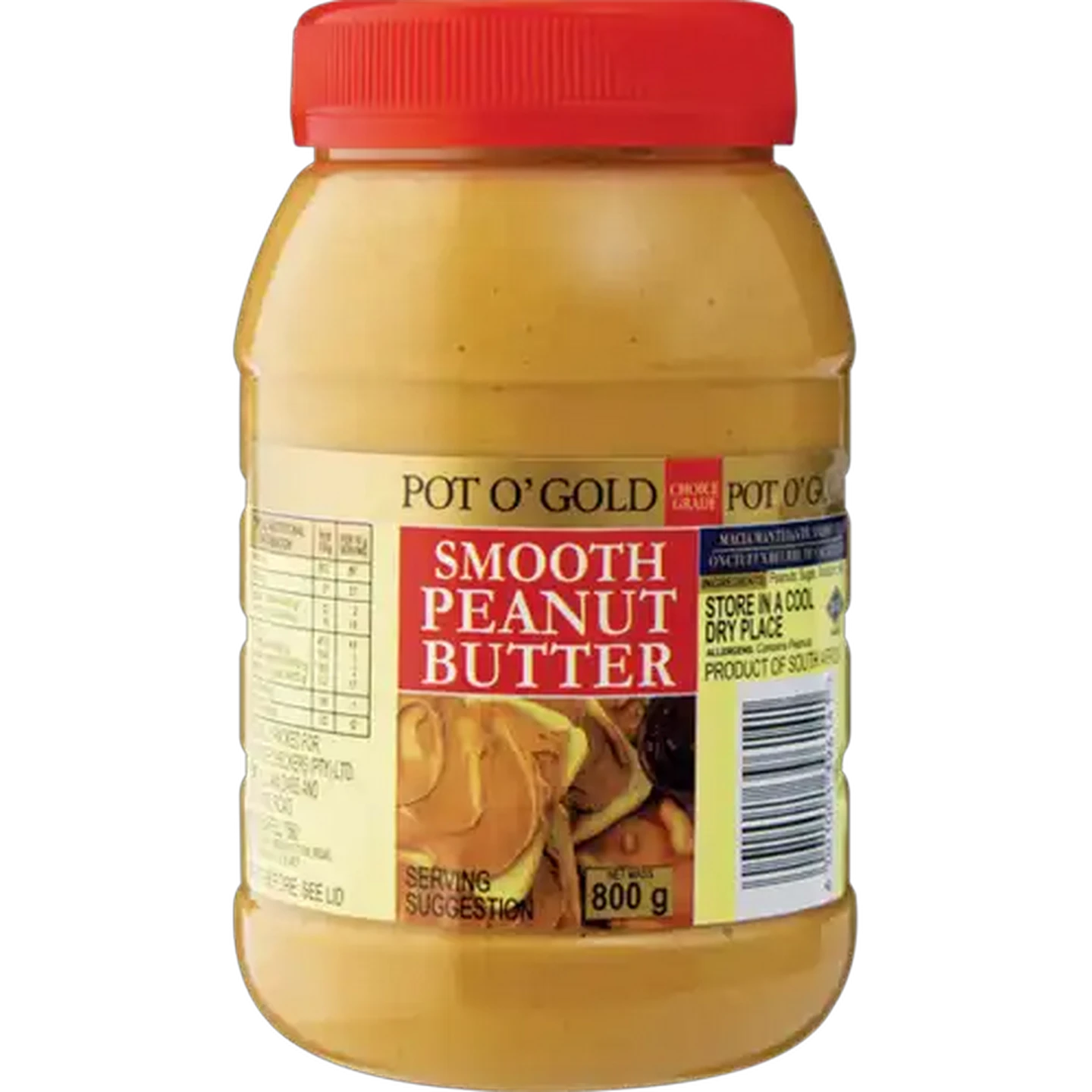 Image of Pot O' Gold Smooth Peanut Butter 800g
