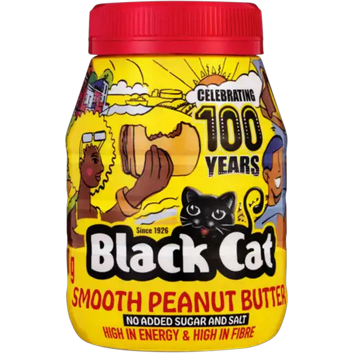 Image of Black Cat No Added Sugar and Salt Smooth Peanut Butter 800g