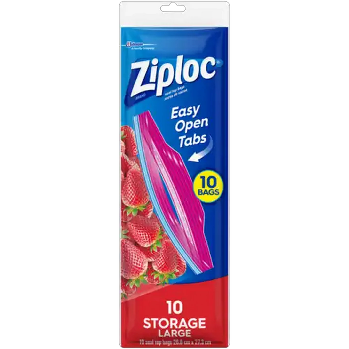 Image of Ziploc Gallon Storage Bags 10 Pack