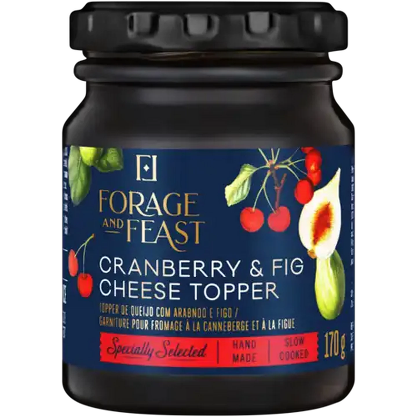 Image of Forage And Feast Cranberry & Fig Cheese Topper 170g
