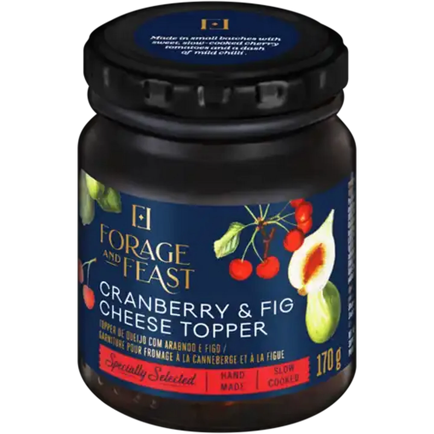 Image of Forage And Feast Cranberry & Fig Cheese Topper 170g