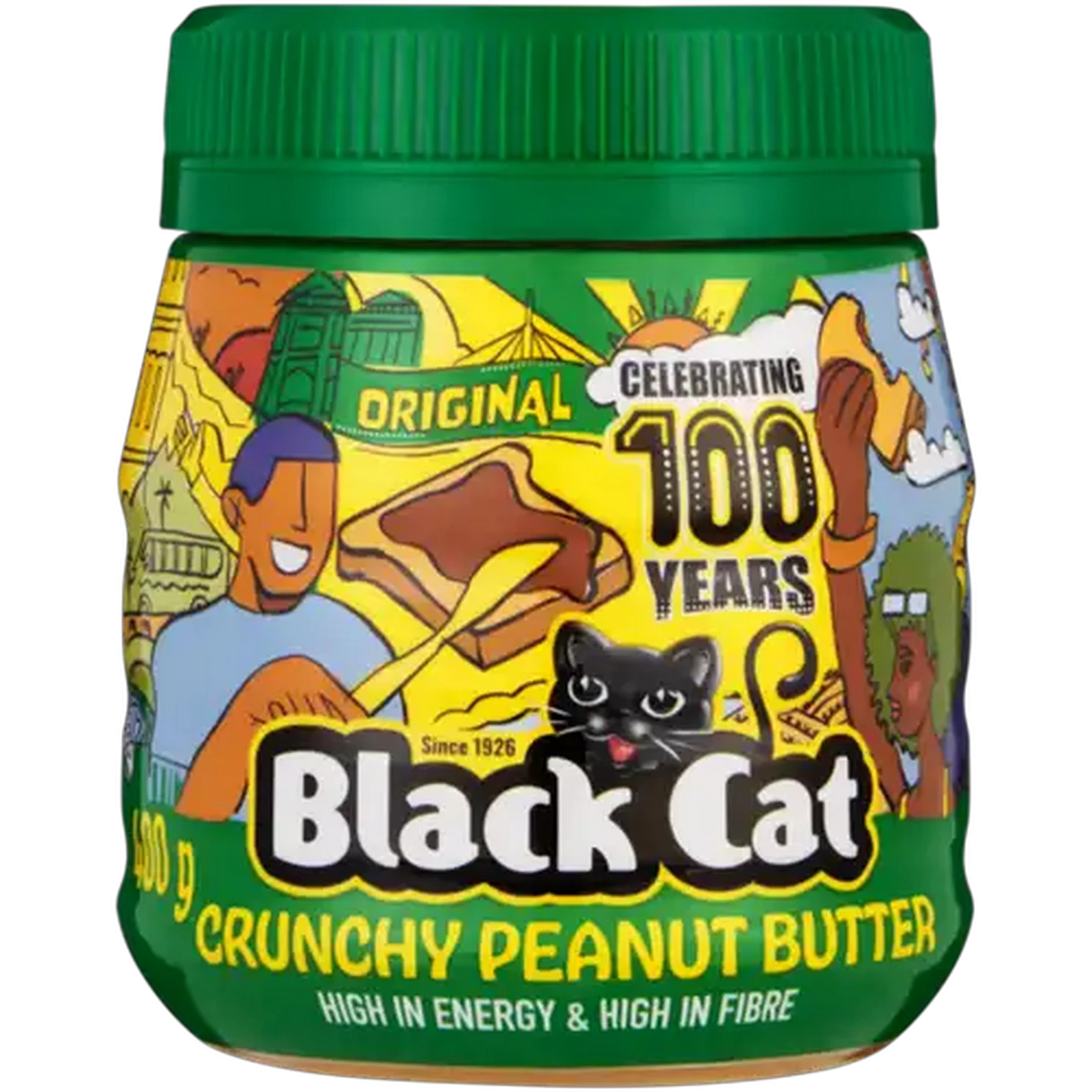 Image of Black Cat Crunchy Peanut Butter 400g