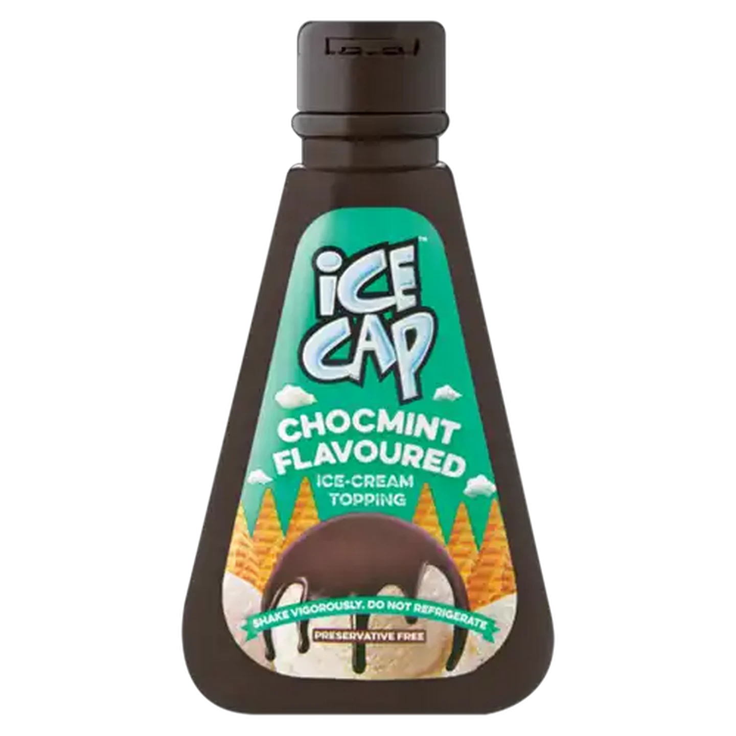 Image of Ice Cap Chocmint Flavoured Ice-Cream Topping Squeeze Bottle 200ml