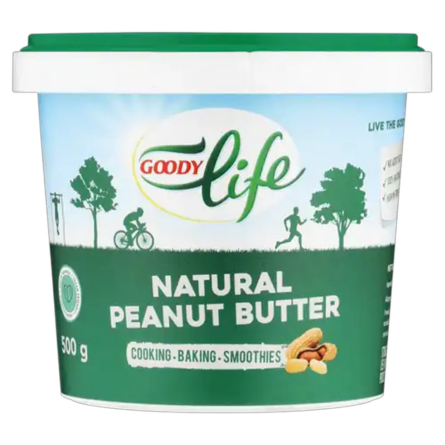 Image of Goody Life Smoothies Natural Peanut Butter 500g