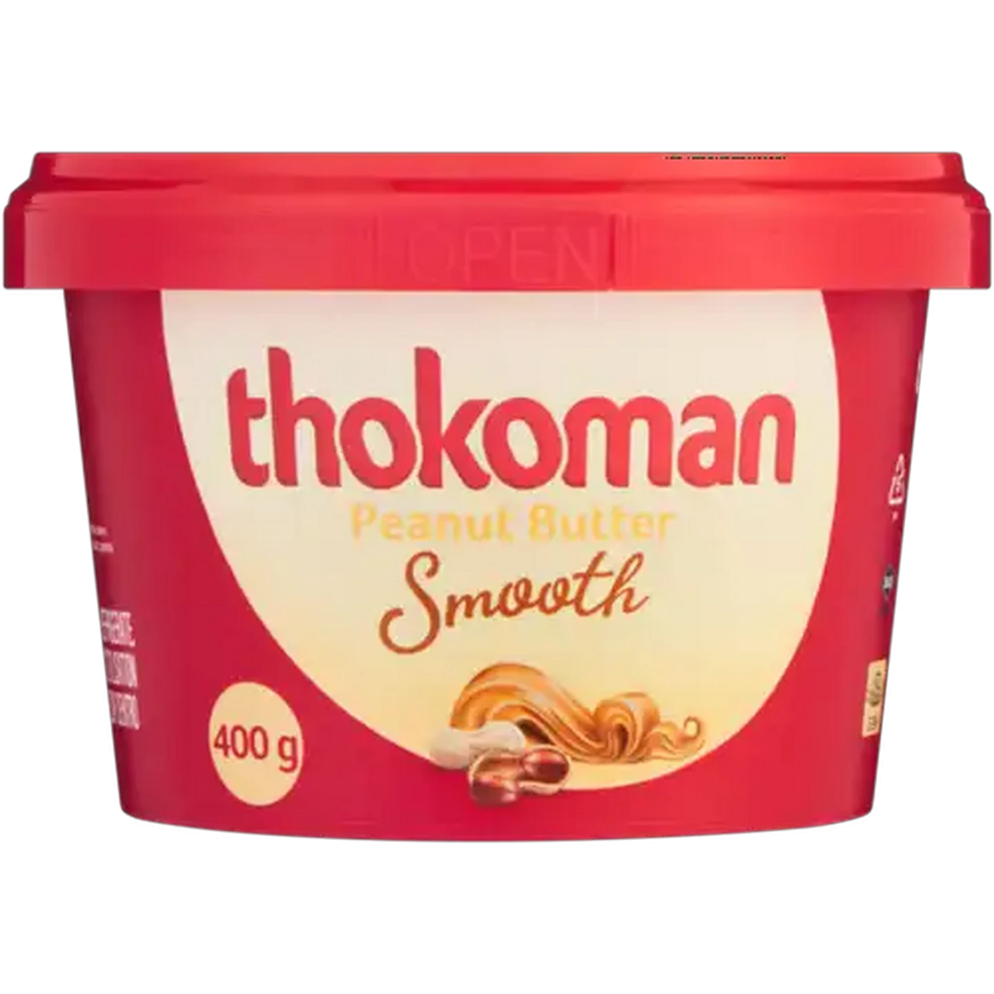 Image of Thokoman Smooth Peanut Butter 400g