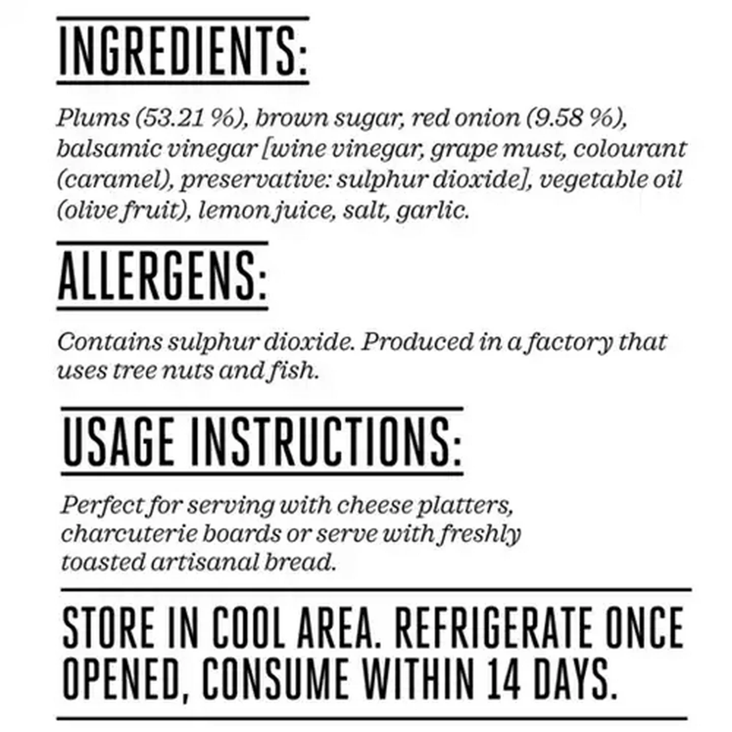 Image of Forage And Feast Plum & Onion Marmalade 200g