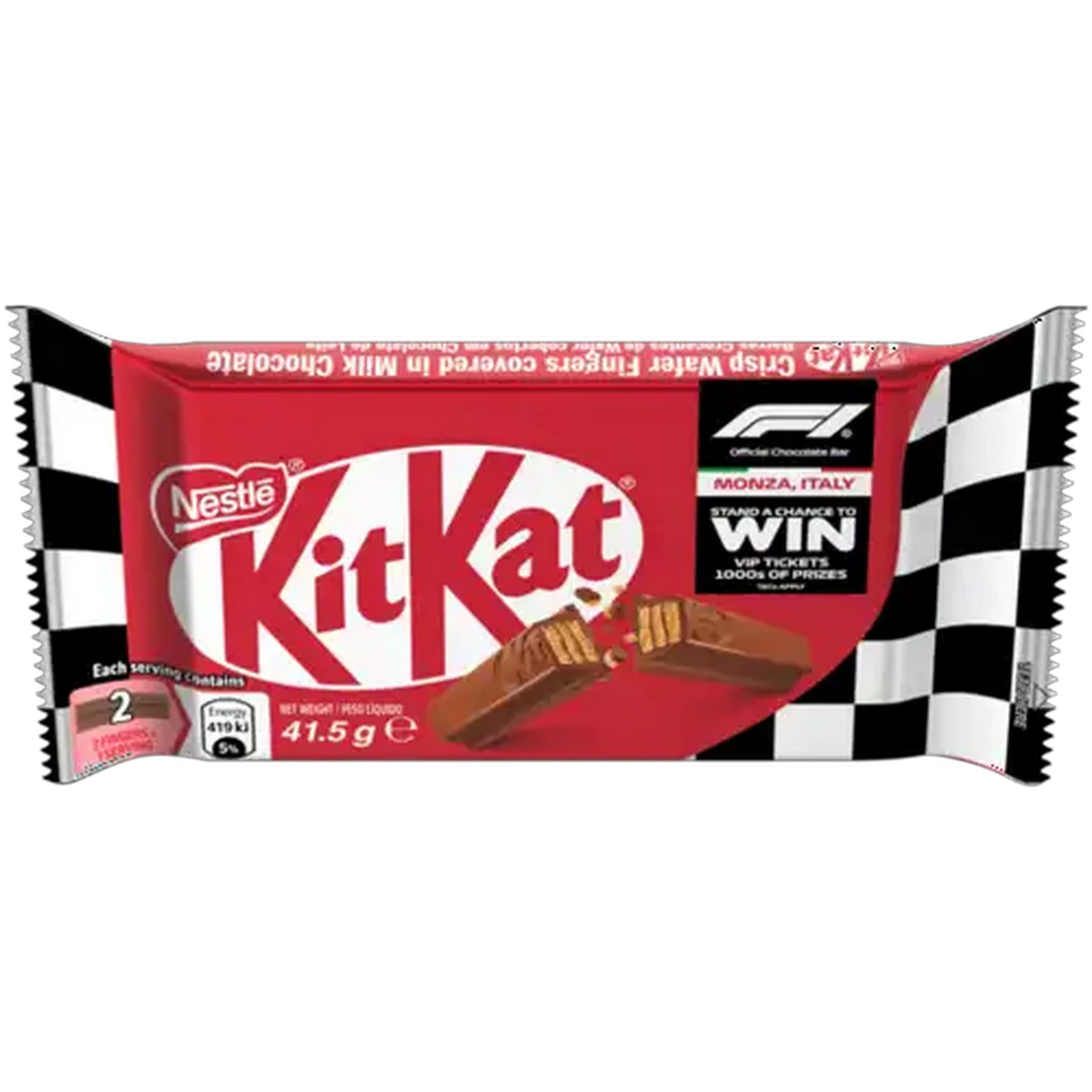 Image of Nestlé KitKat Milk Chocolate Crisp Wafer Fingers 41.5g