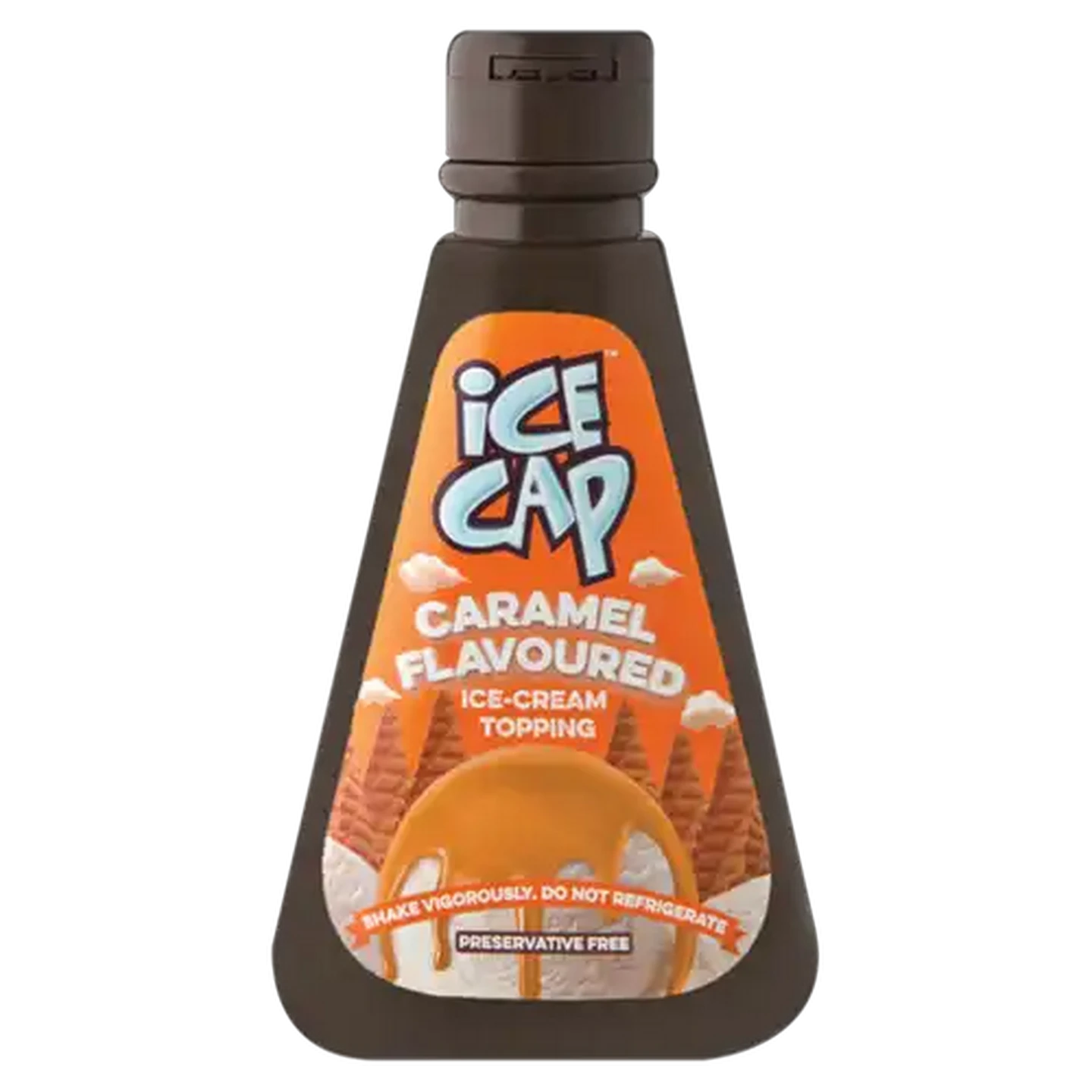 Image of Ice Cap Caramel Flavoured Ice-Cream Topping Squeeze Bottle 200ml