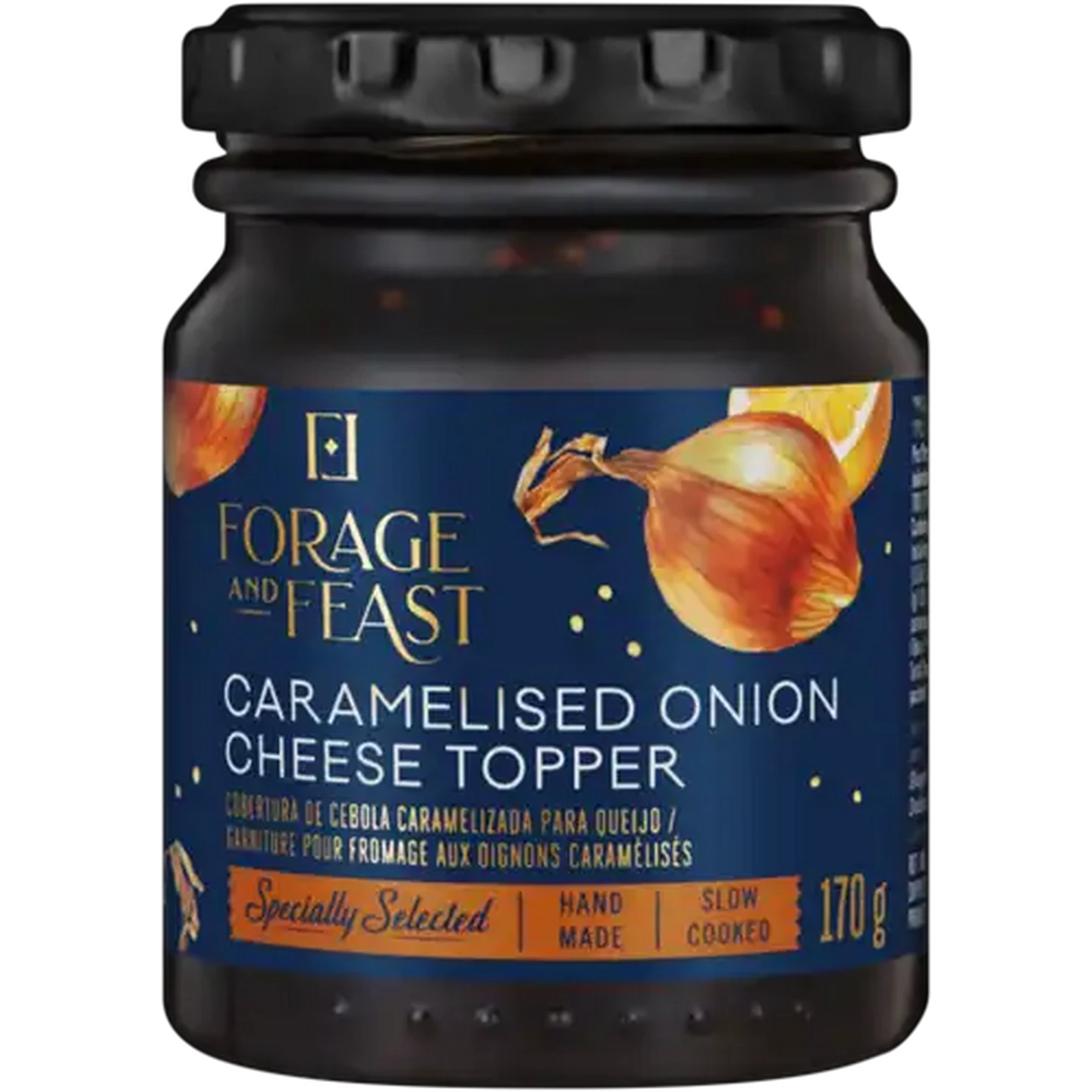 Image of Forage And Feast Caramelised Onion Cheese Topper Jam 170g