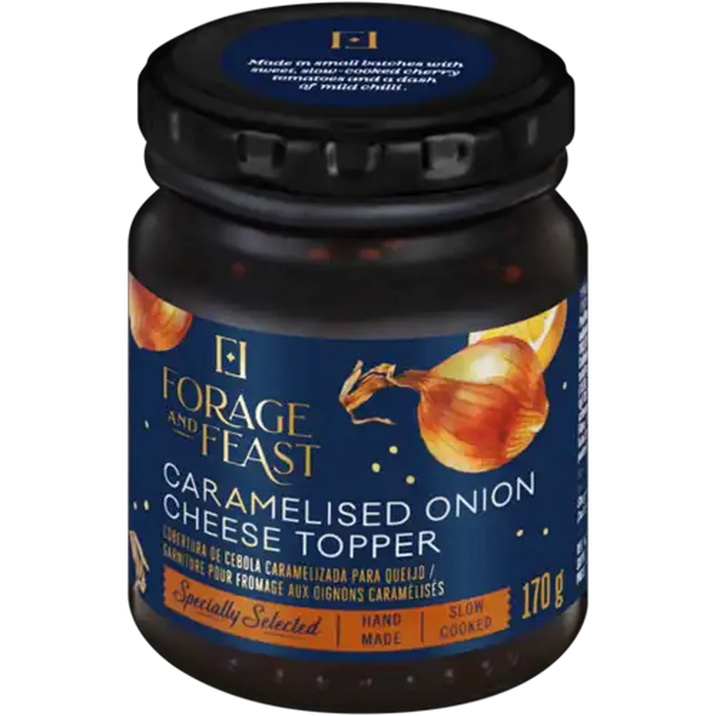 Image of Forage And Feast Caramelised Onion Cheese Topper Jam 170g