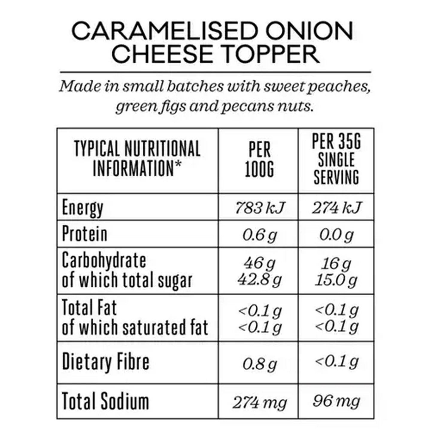 Image of Forage And Feast Caramelised Onion Cheese Topper Jam 170g