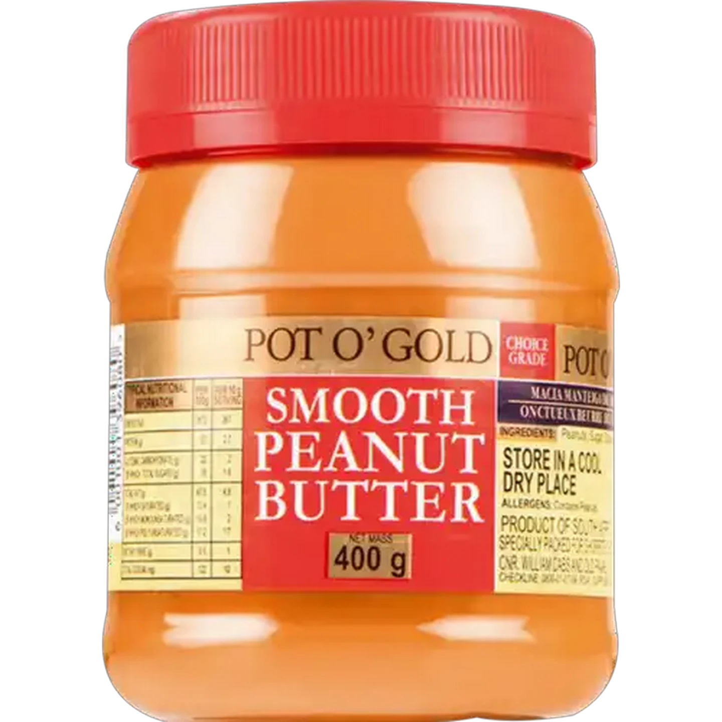 Image of Pot O' Gold Smooth Peanut Butter 400g