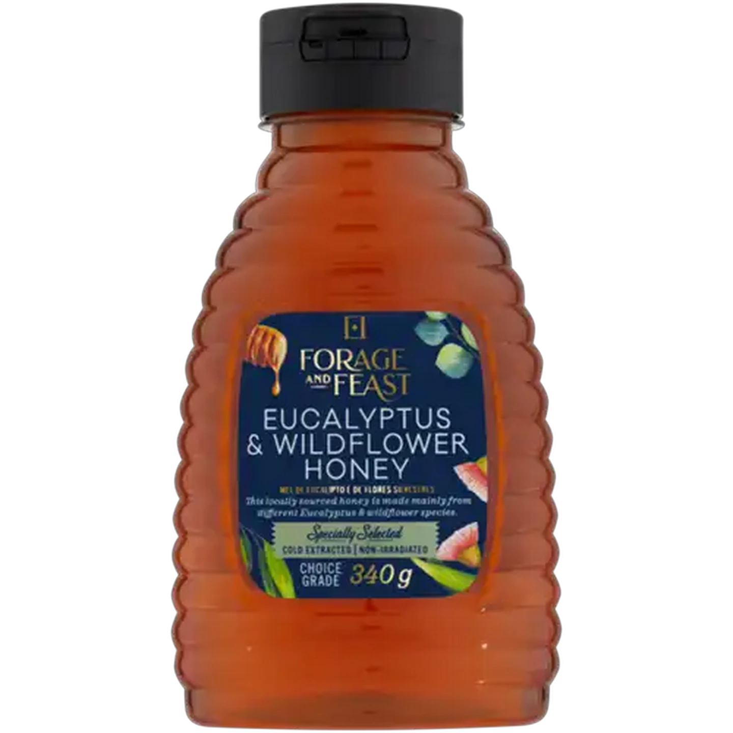 Image of Forage And Feast Eucalyptus & Wildflower Honey 340g