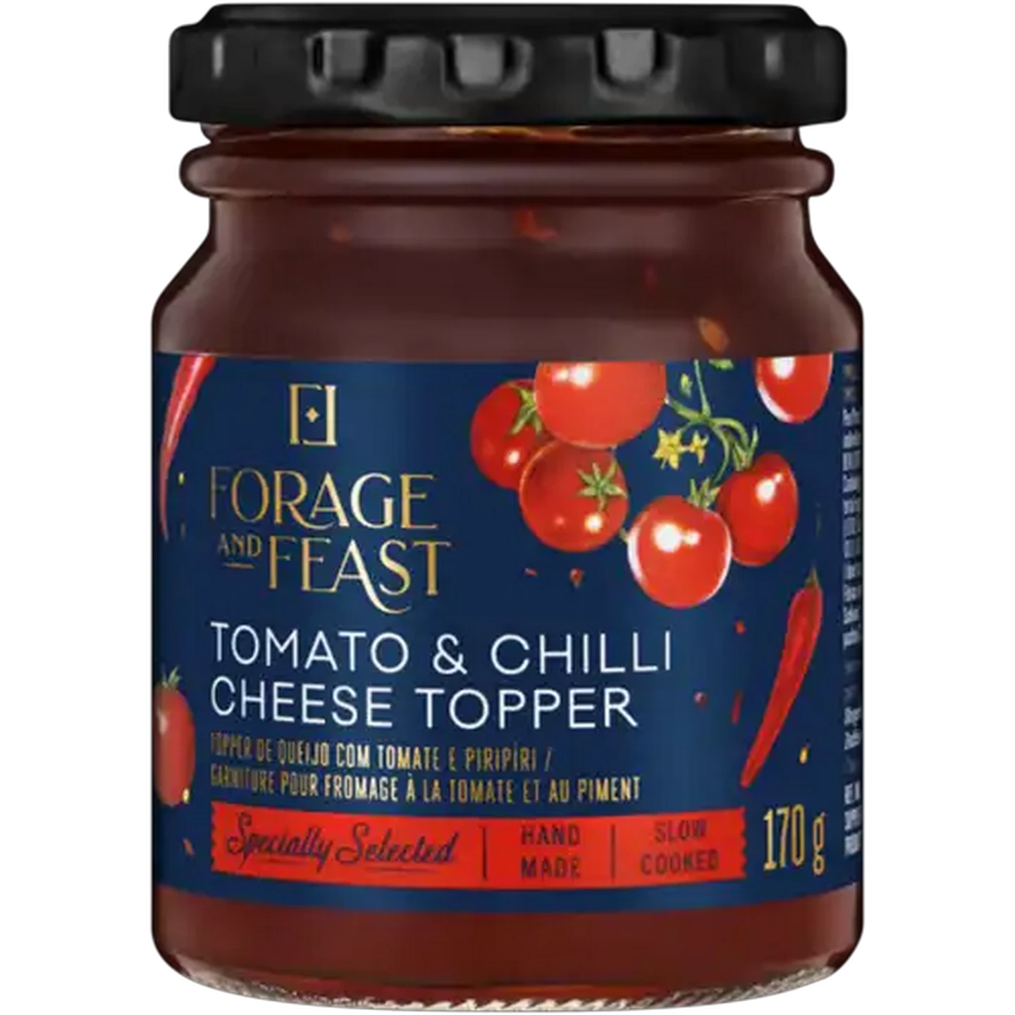 Image of Forage And Feast Tomato & Chilli Cheese Topper 170g