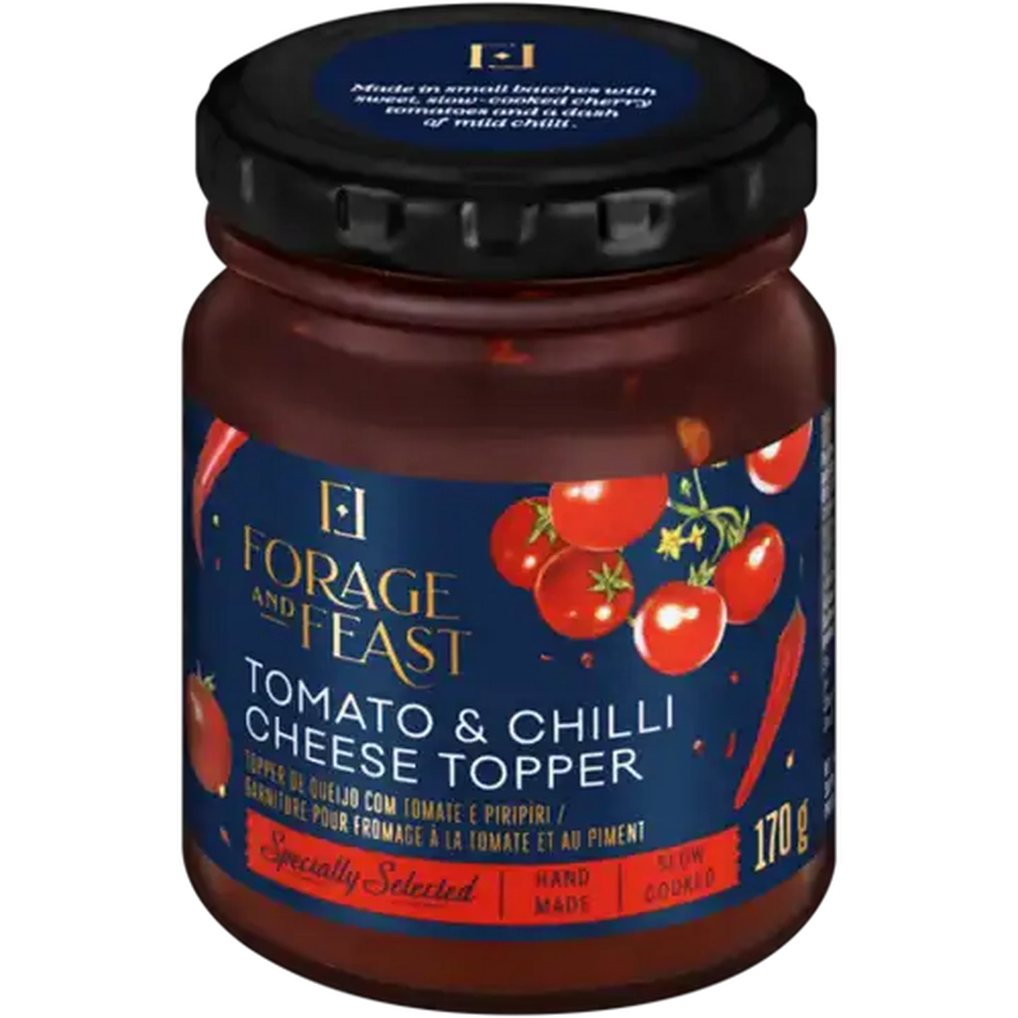 Image of Forage And Feast Tomato & Chilli Cheese Topper 170g