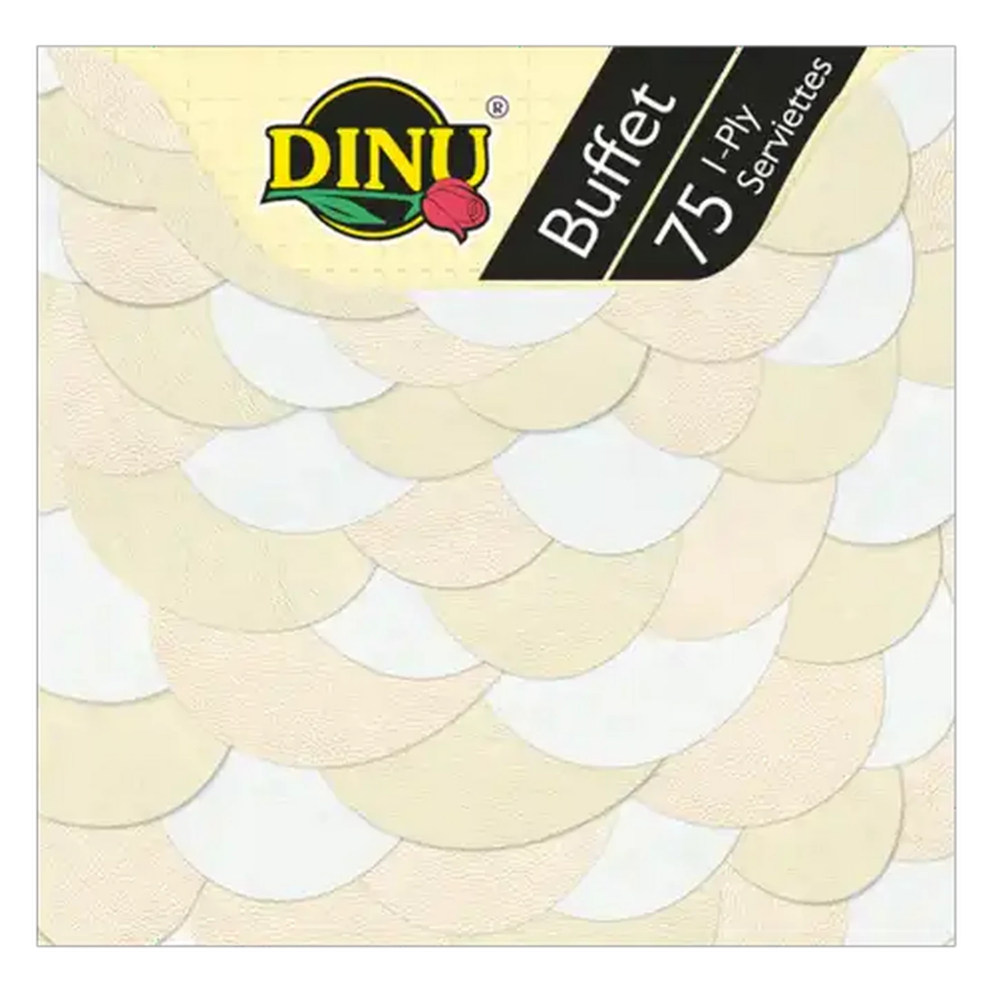 Image of Dinu Buffet 1 Ply Serviettes 75 Pack