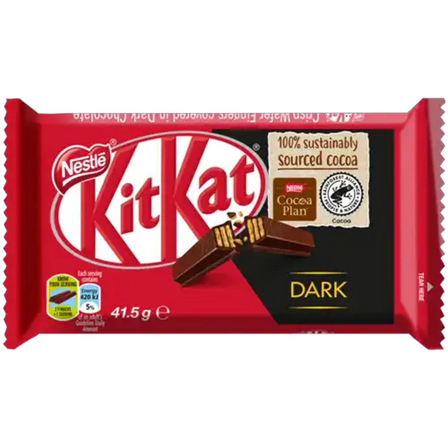 Image of KitKat 4 Finger Dark Chocolate Bar 41.5g