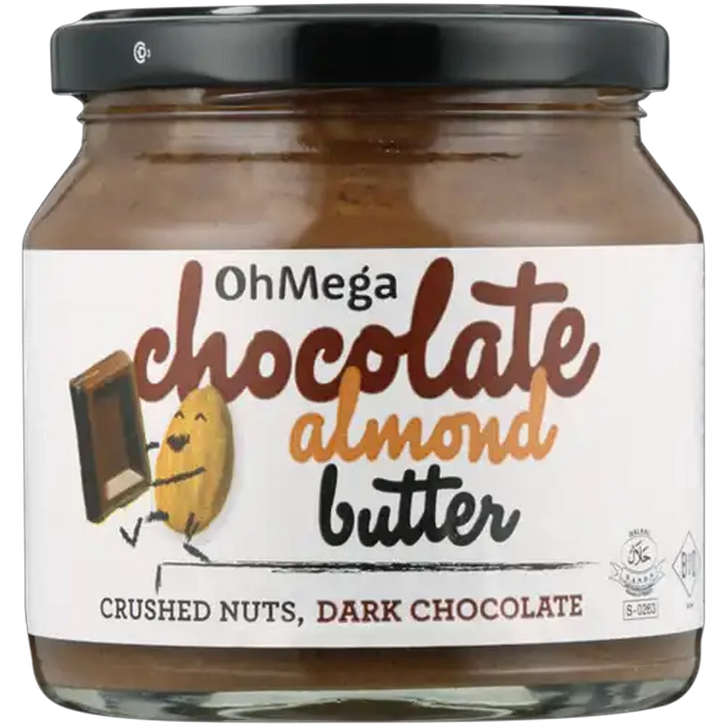 Image of OhMega Chocolate Almond Butter 250g