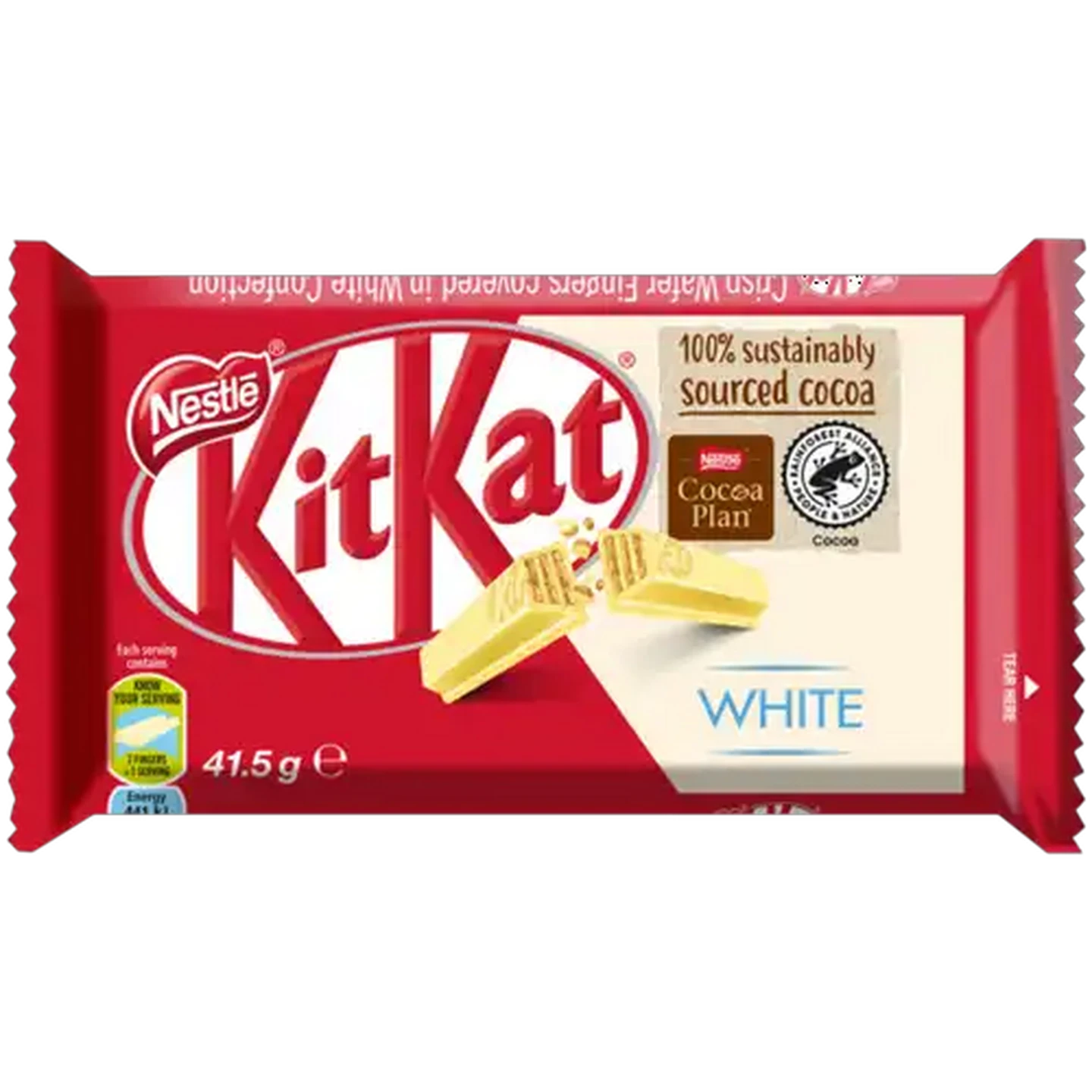 Image of KitKat 4 Finger White Chocolate Bar 41.5g