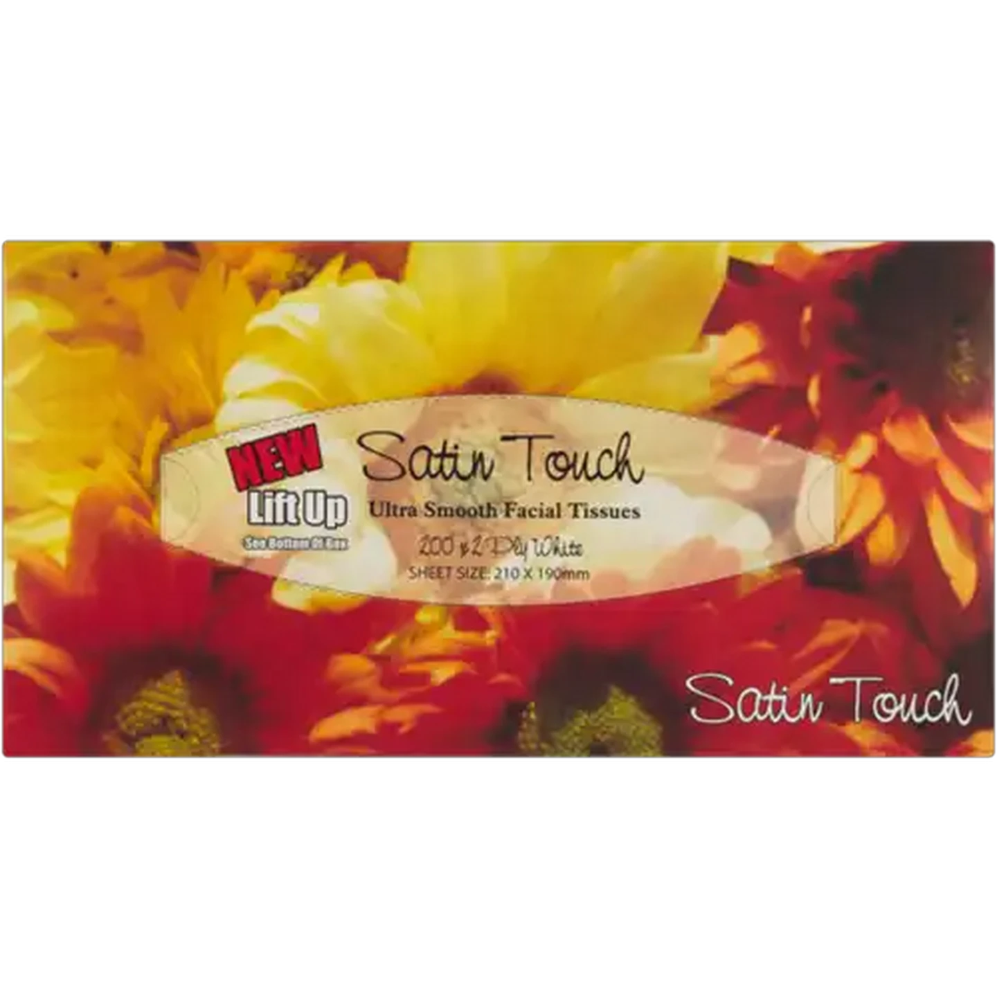 Image of Satin Touch 2 Ply Facial Tissues 200 Pack