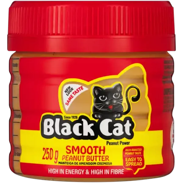 Black Cat Smooth Peanut Butter 250g