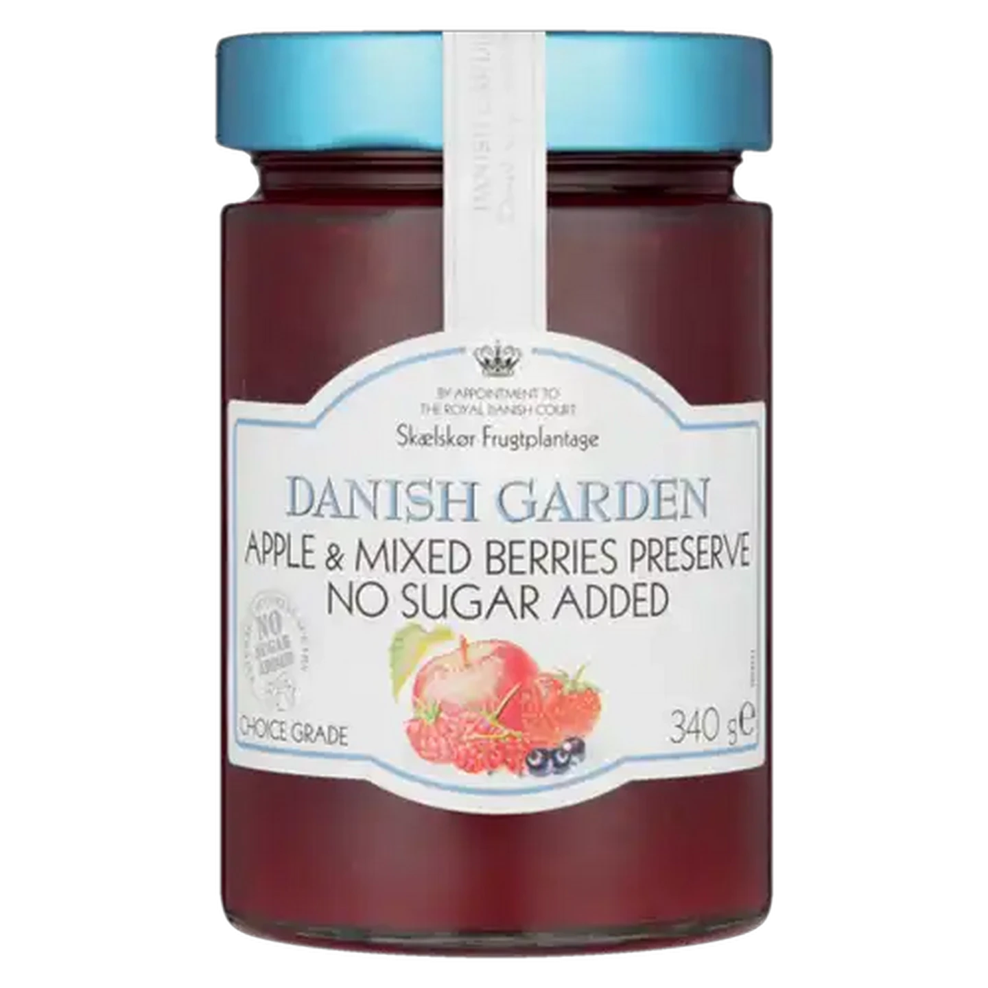Image of Danish Garden No Sugar Apple & Mixed Berries Preserve 340g