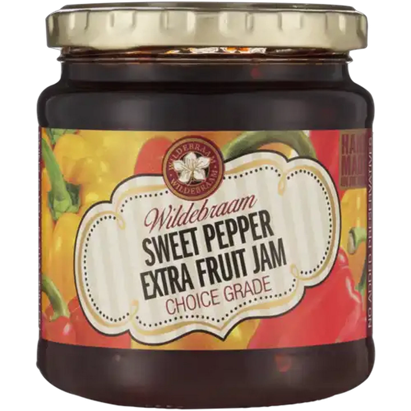 Image of Wildebraam Sweet Pepper Extra Fruit Jam 340g