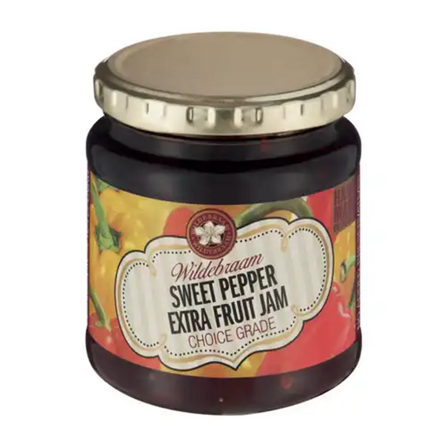 Image of Wildebraam Sweet Pepper Extra Fruit Jam 340g