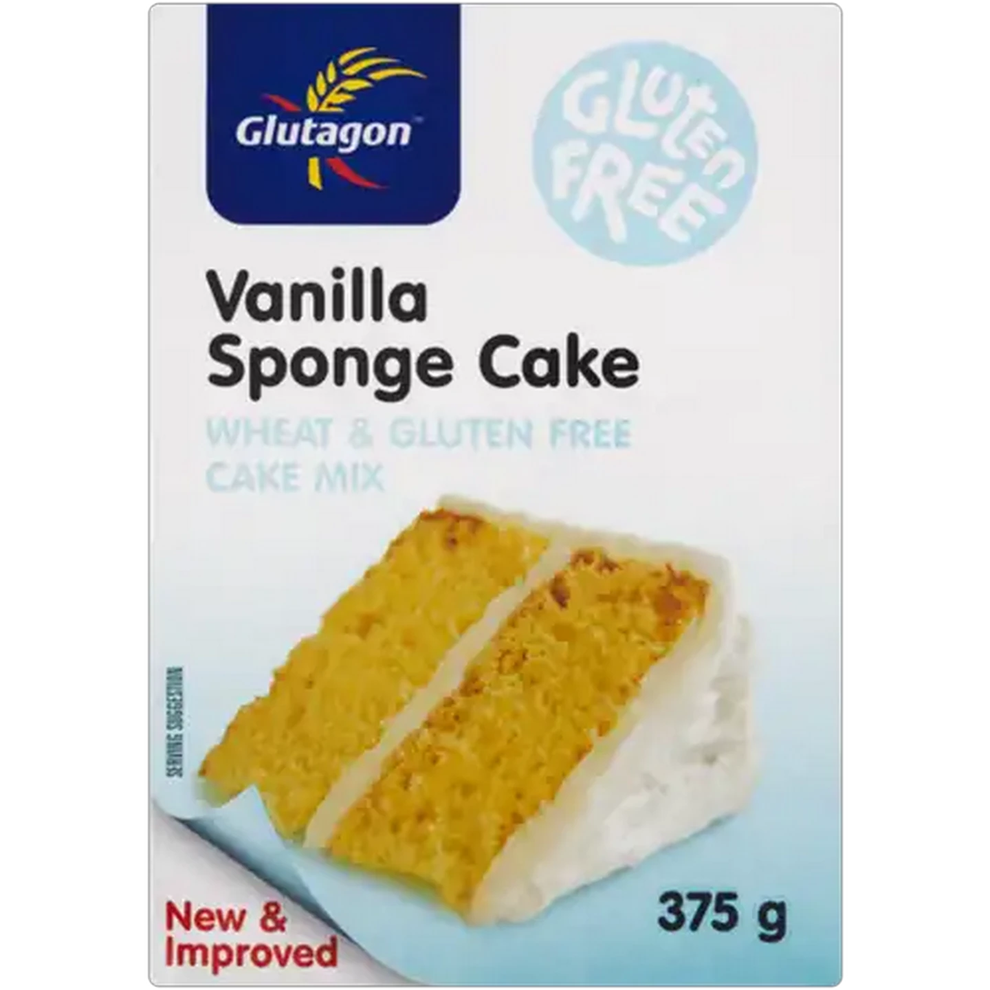 Image of Glutagon Vanilla Sponge Cake Mix 375g
