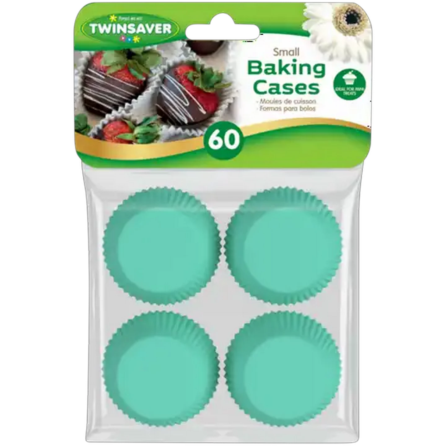 Image of Twinsaver Light Blue Baking Cups Small 60 Pack