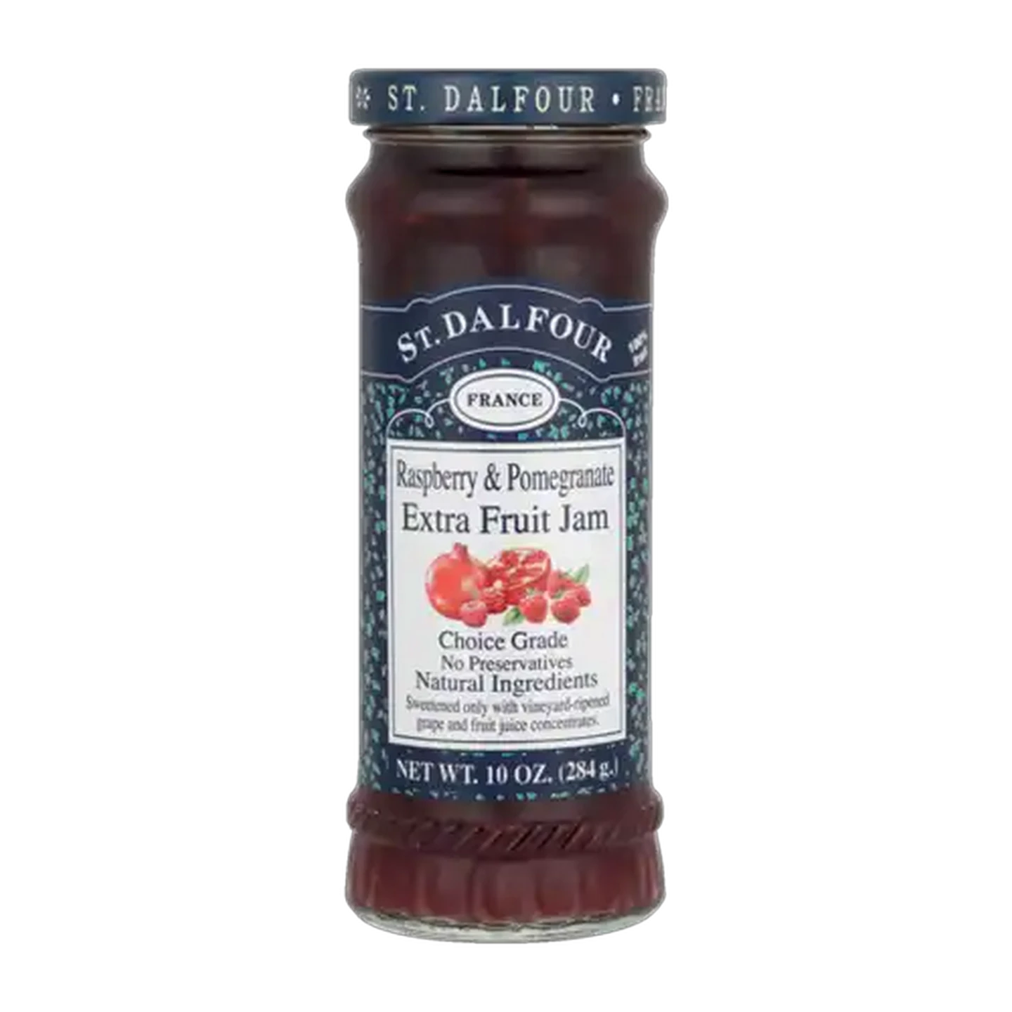 Image of St. Dalfour Raspberry And Pomegranate Extra Fruit Jam 284g