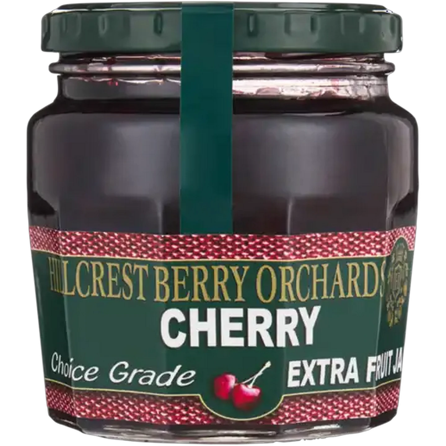 Image of Hillcrest Berry Orchards Cherry Extra Fruit Jam Jar 300g