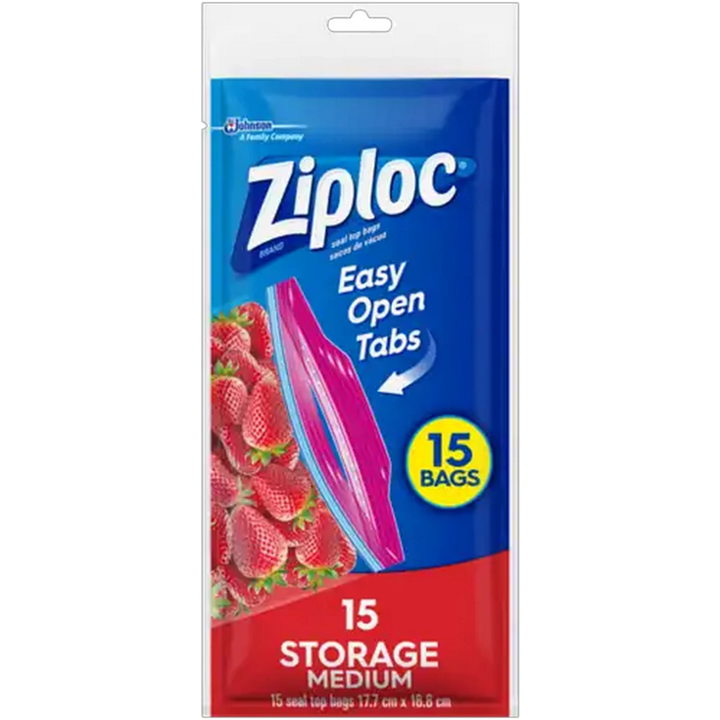 Image of Ziploc Medium Storage Bags 15 Pack