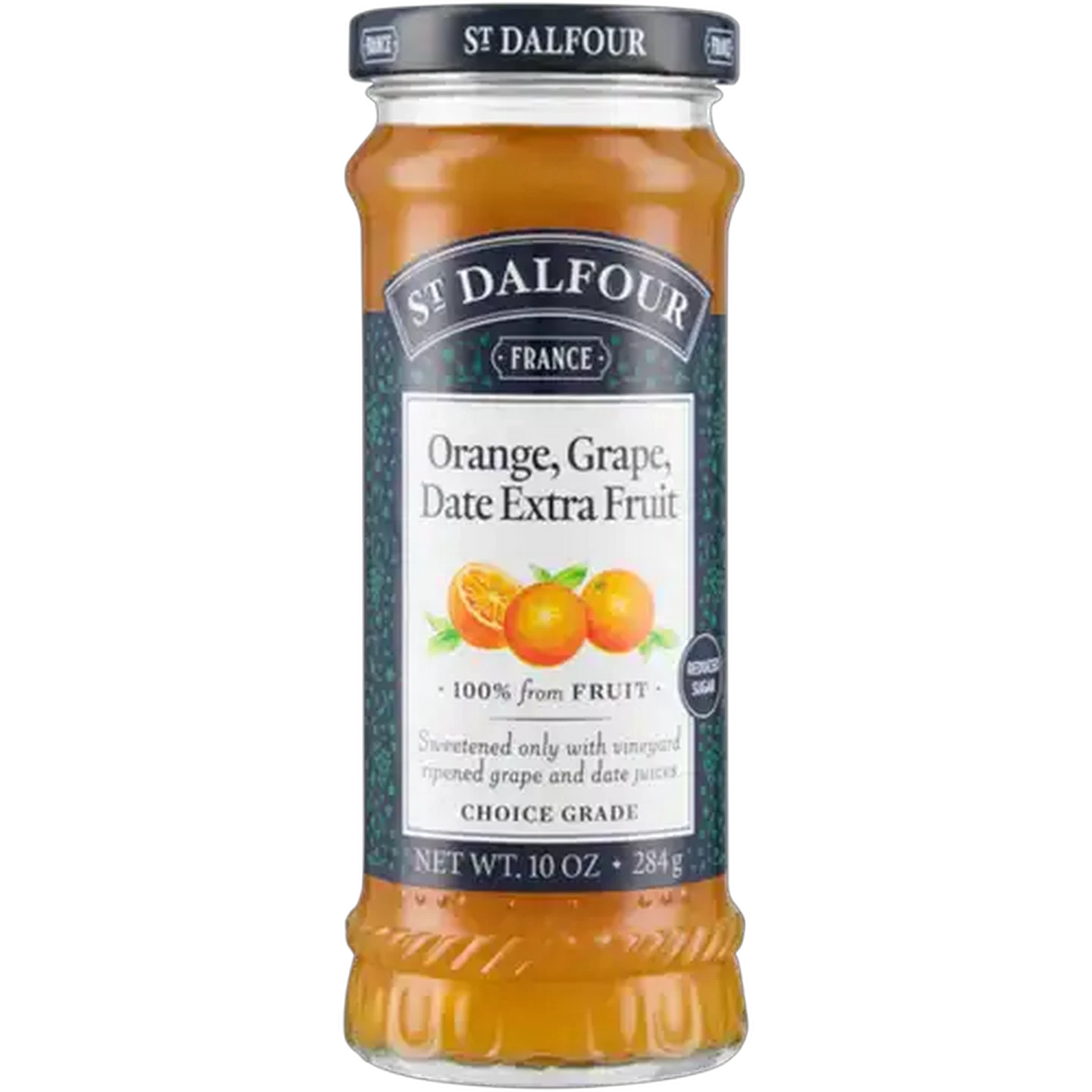 Image of St. Dalfour Orange, Grape, Date Extra Fruit Jam 284g
