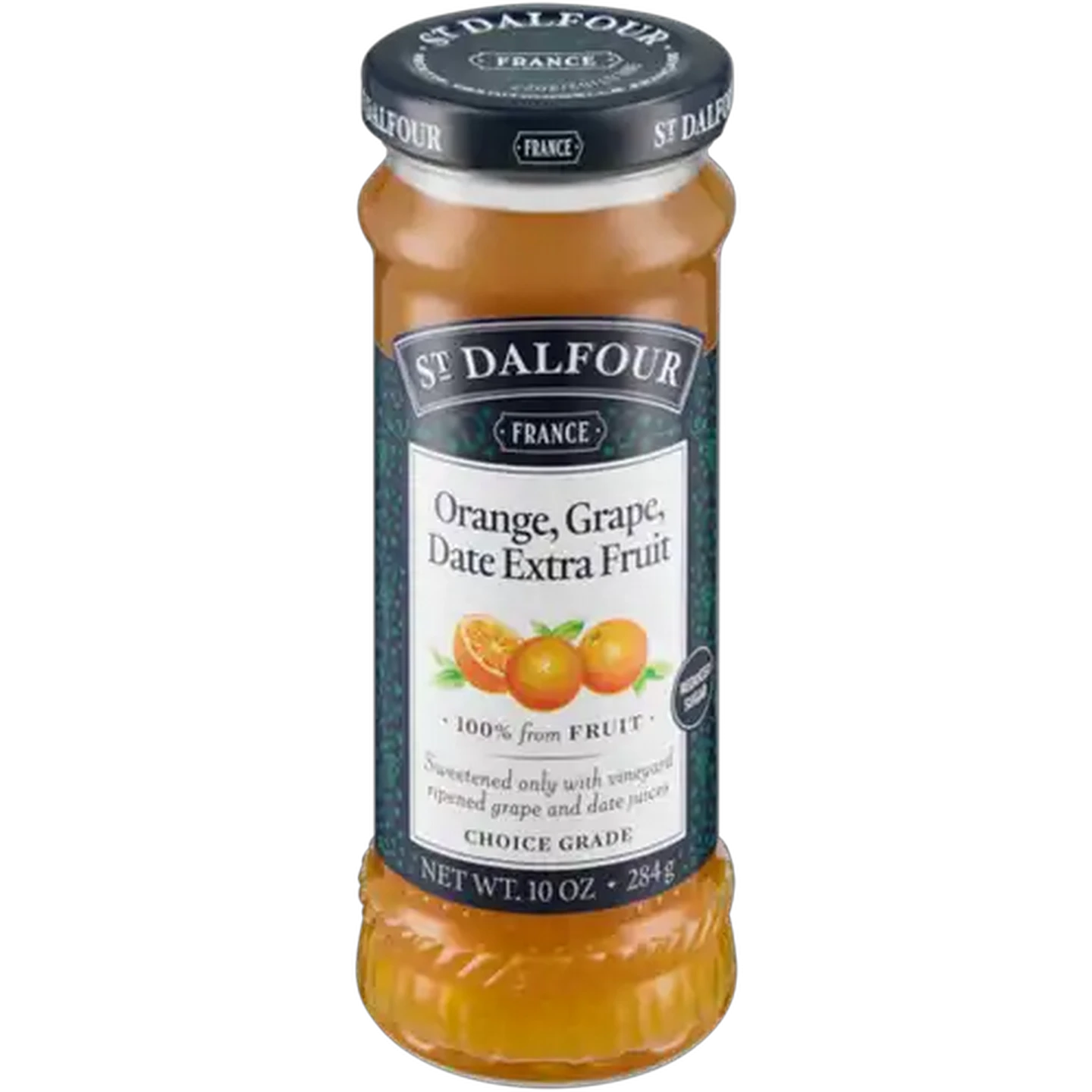 Image of St. Dalfour Orange, Grape, Date Extra Fruit Jam 284g