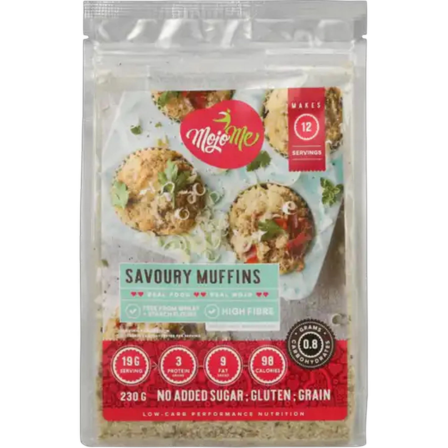 Image of MojoMe Savoury Muffin Mix 230g