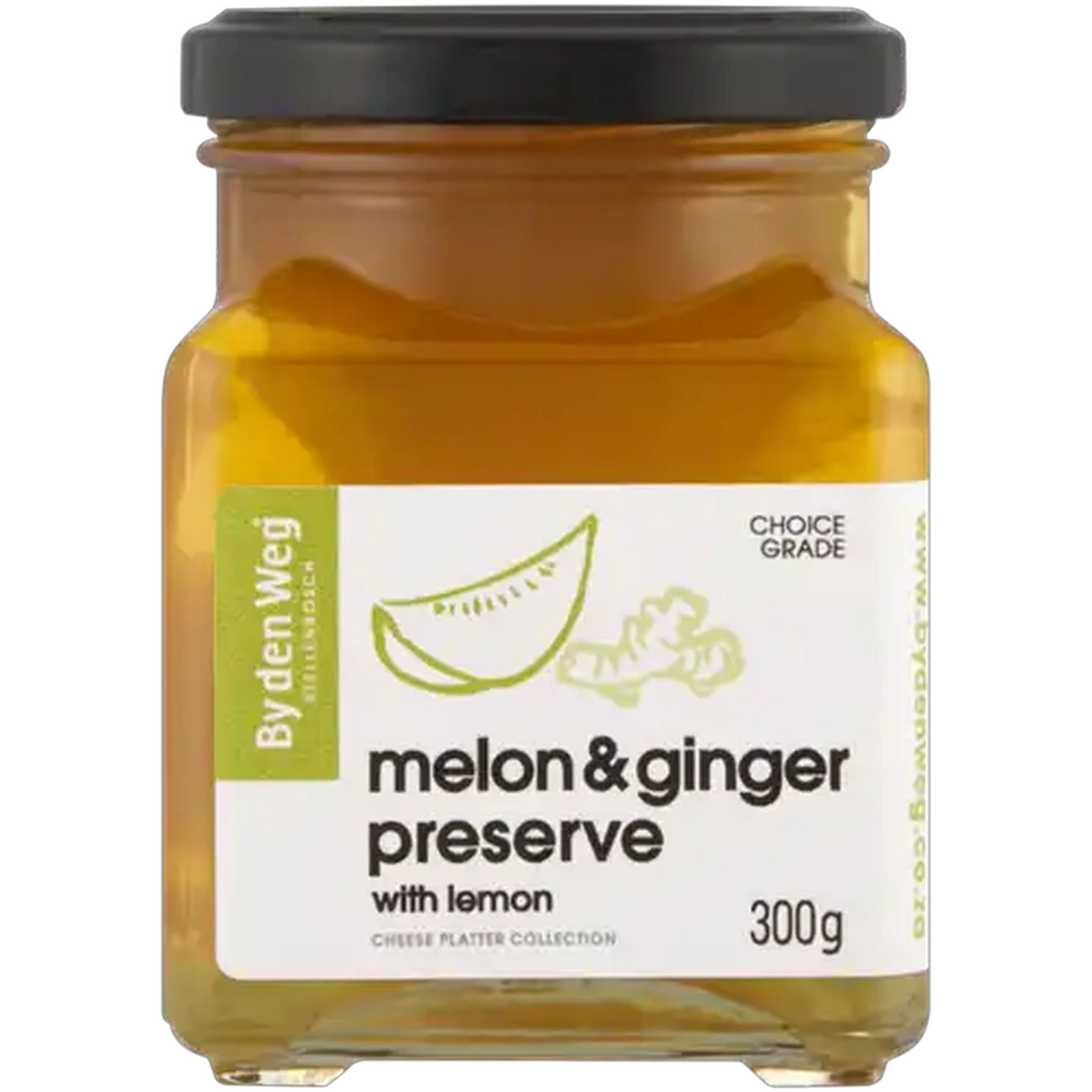 Image of By den Weg Melon & Ginger Preserve with Lemon 300g