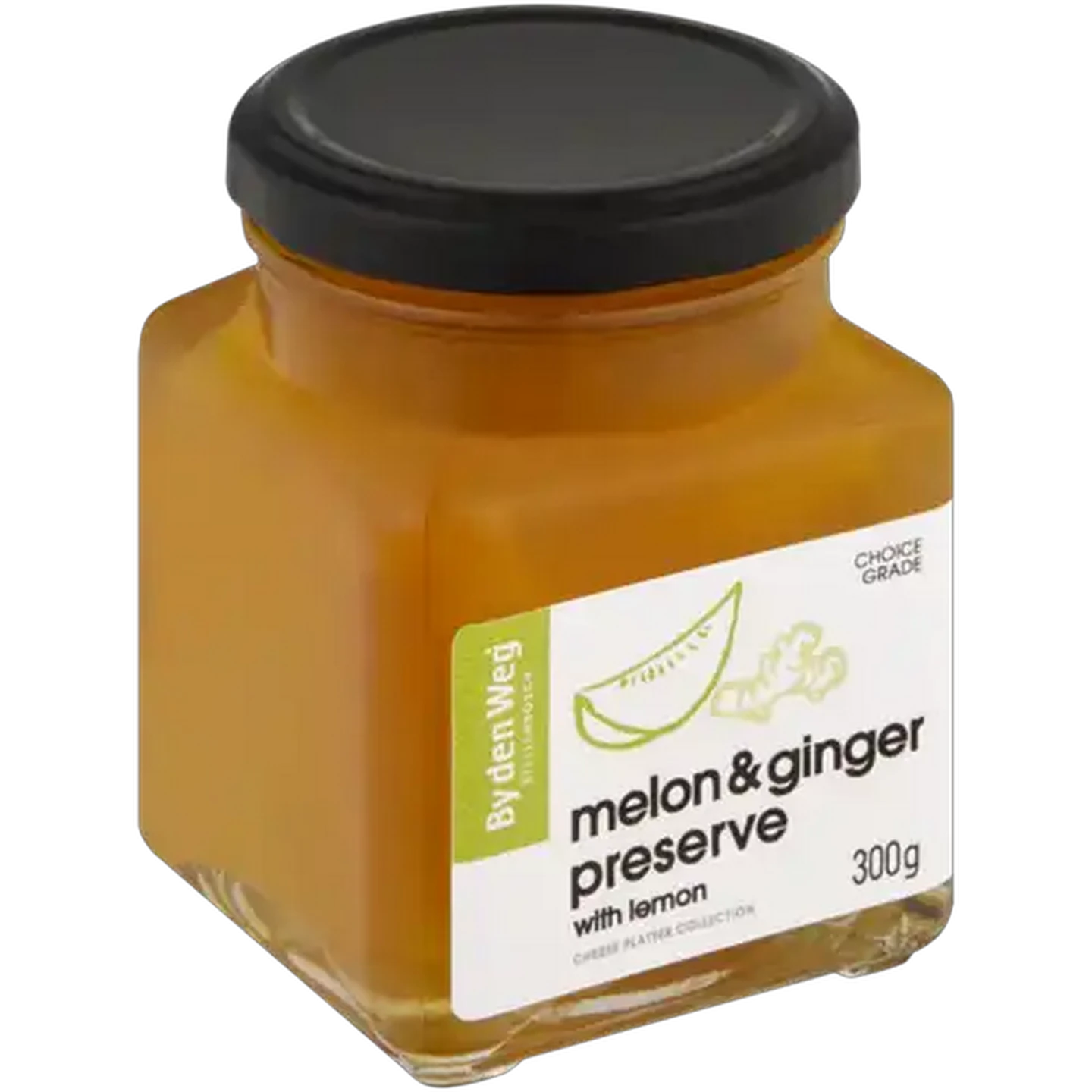Image of By den Weg Melon & Ginger Preserve with Lemon 300g