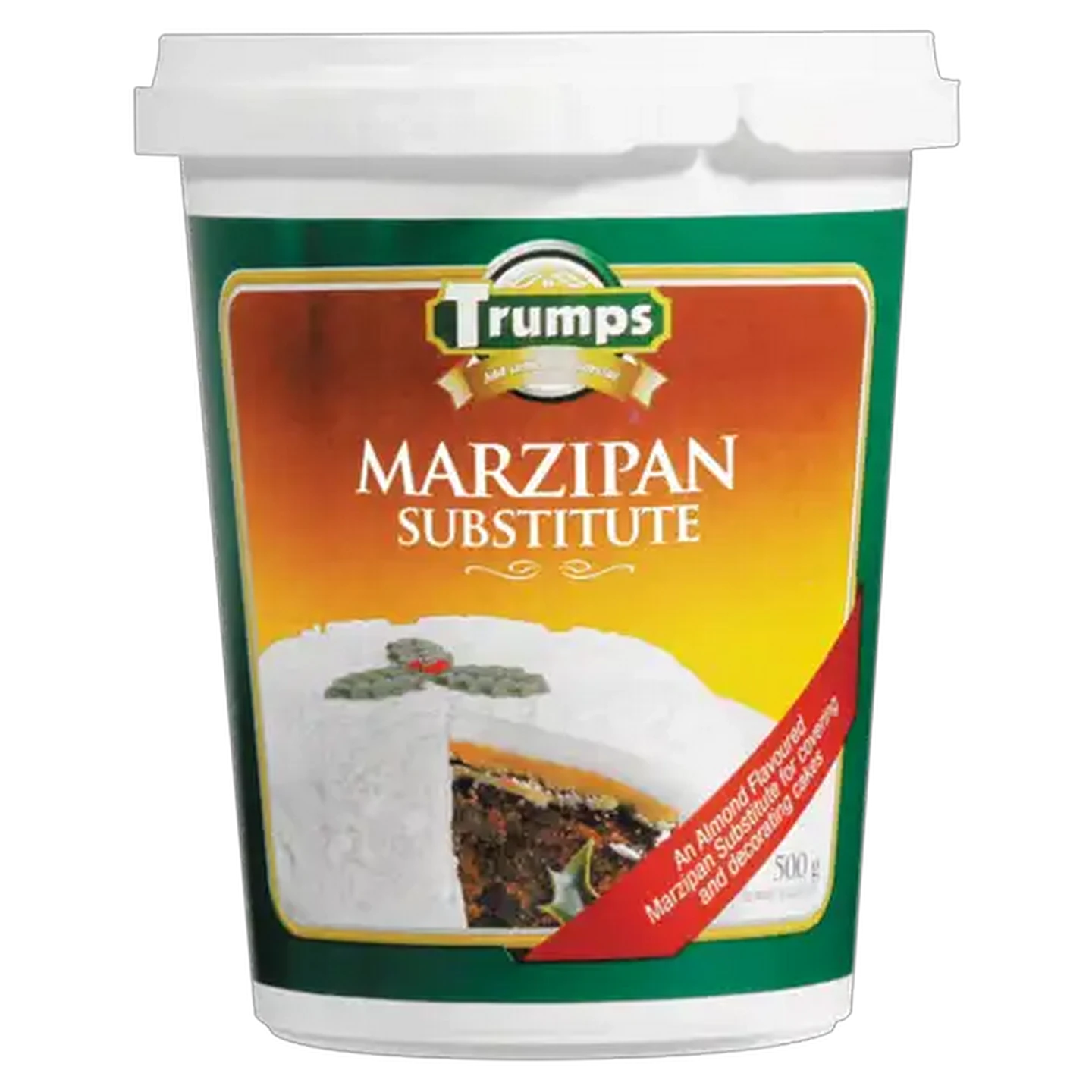 Image of Trumps Marzipan Substitute Icing Tub 500g