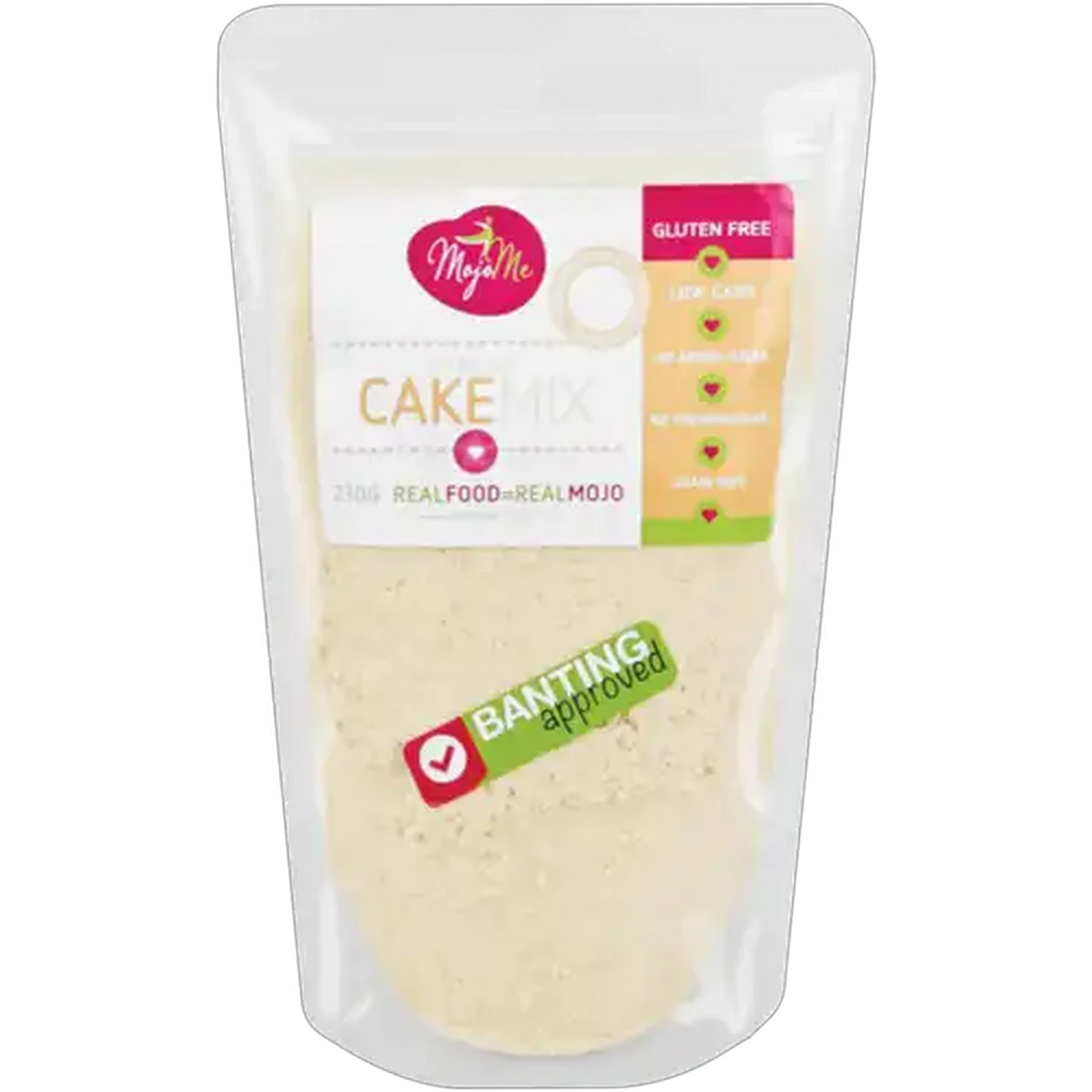 Image of MojoMe Gluten Free Vanilla Cake Mix 230g