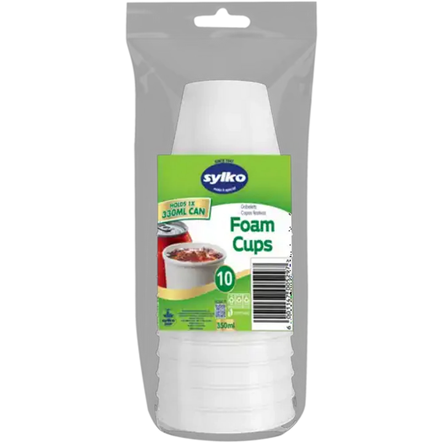 Image of Sylko Foam Cups 10 x 350ml