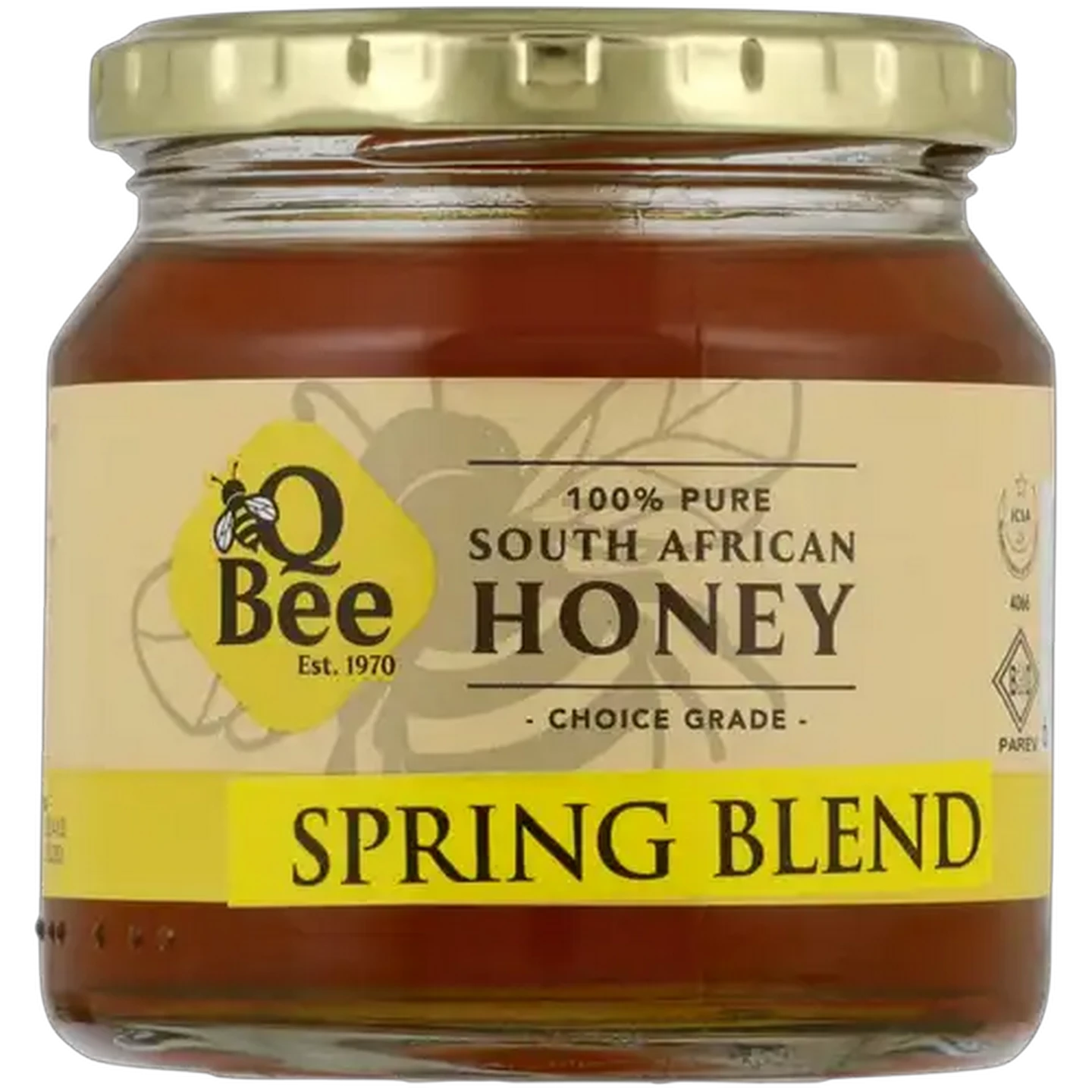 Image of Q Bee Spring Blend Honey Jar 375g