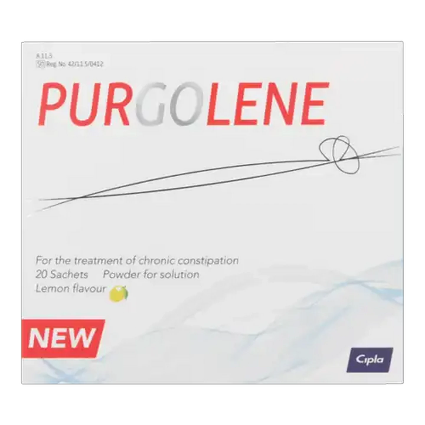 Image of Purgolene Lemon Flavoured Laxative Sachets 20 Pack