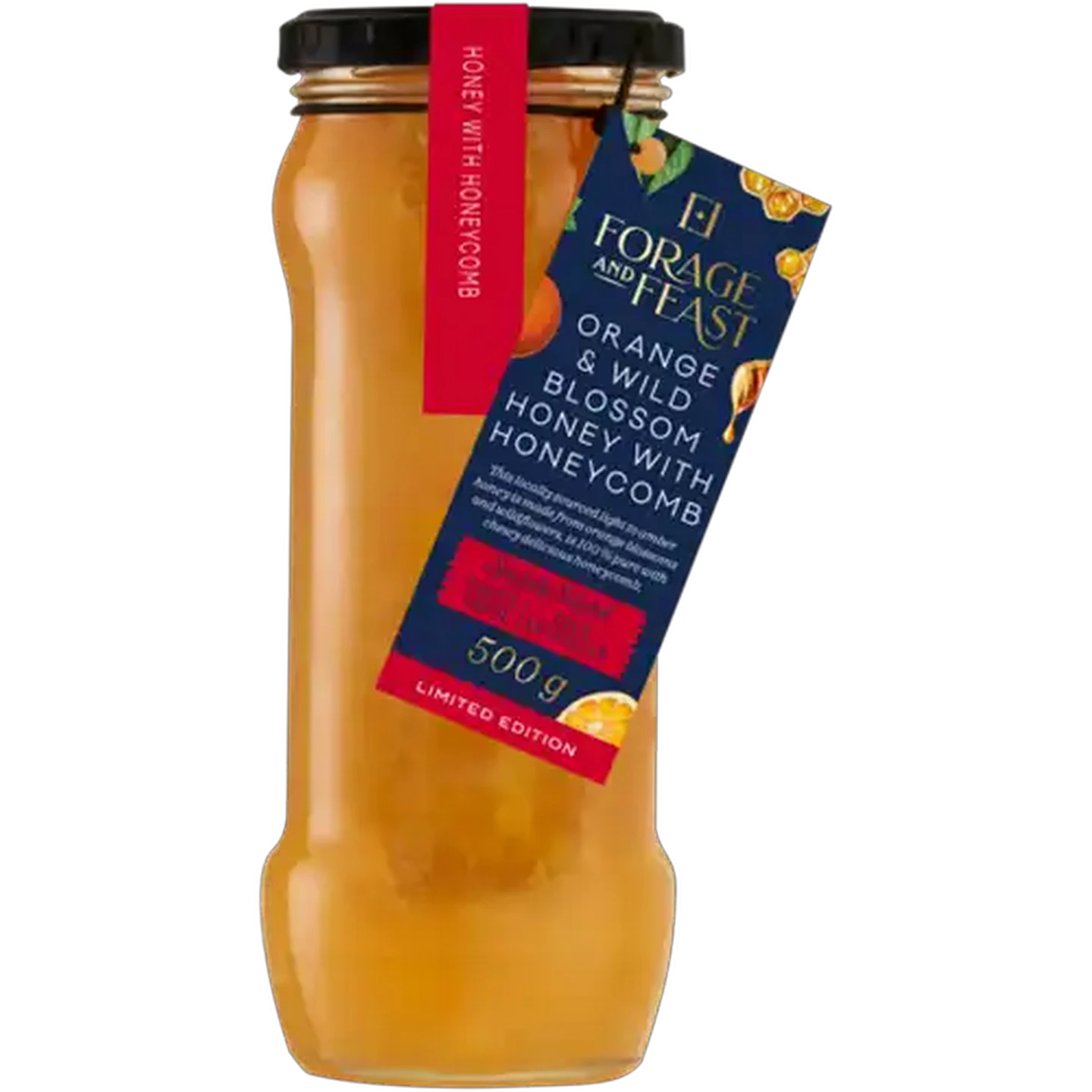 Image of Forage And Feast Orange and Wildflower Honey Jar 500g