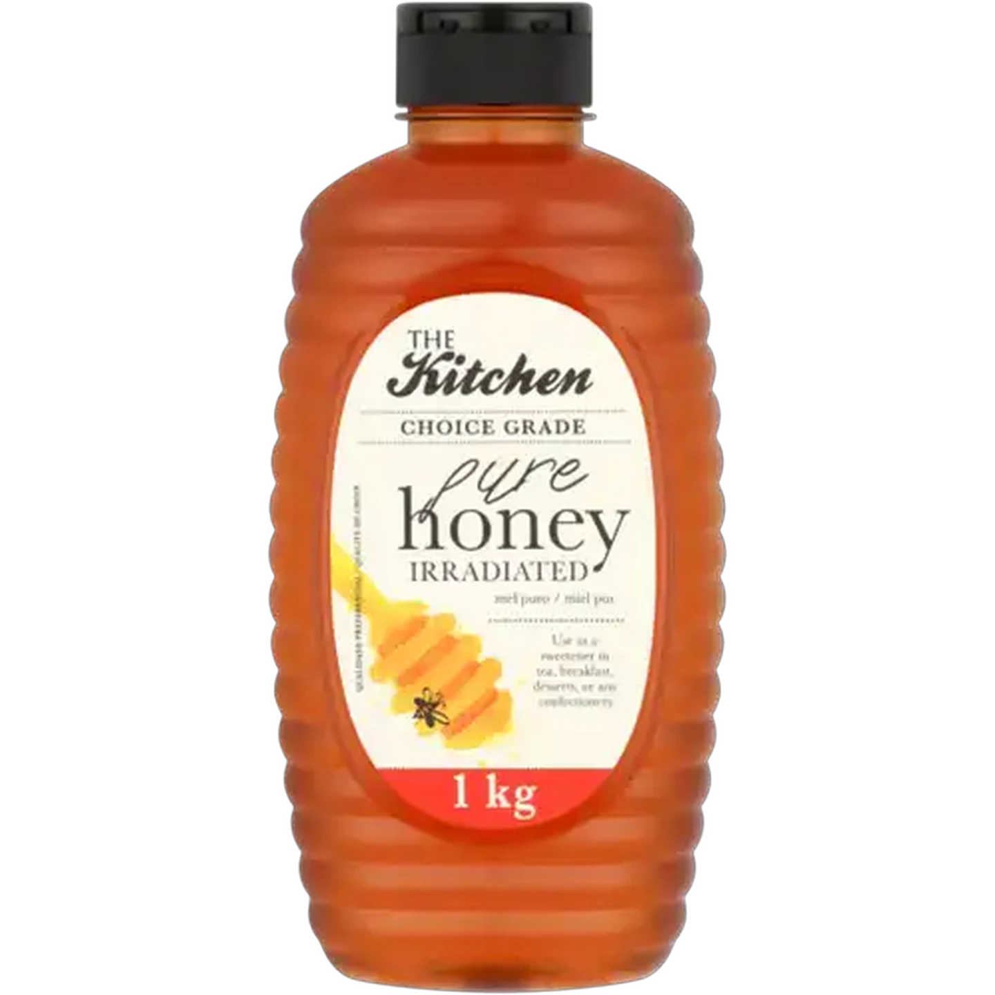 Image of The Kitchen Choice Grade Pure Irradiated Honey Bottle 1kg