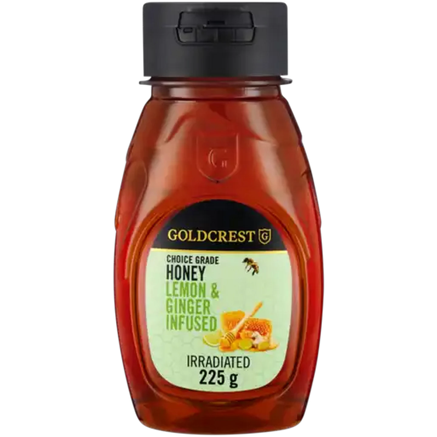 Image of Goldcrest Lemon & Ginger Infused Honey 225g