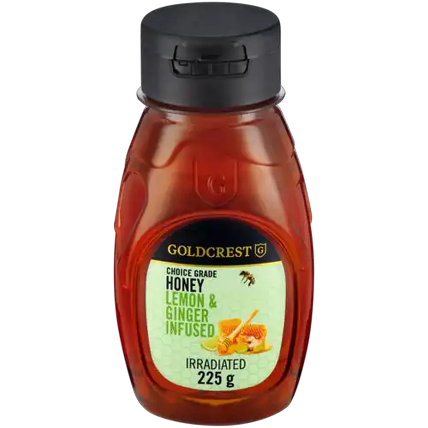 Image of Goldcrest Lemon & Ginger Infused Honey 225g