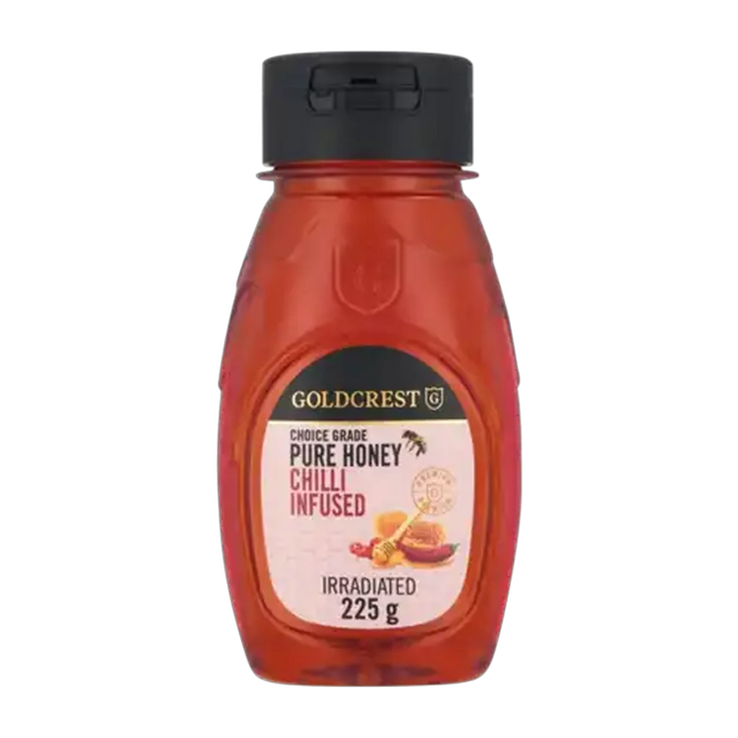 Image of Goldcrest Chilli Infused Honey 225g