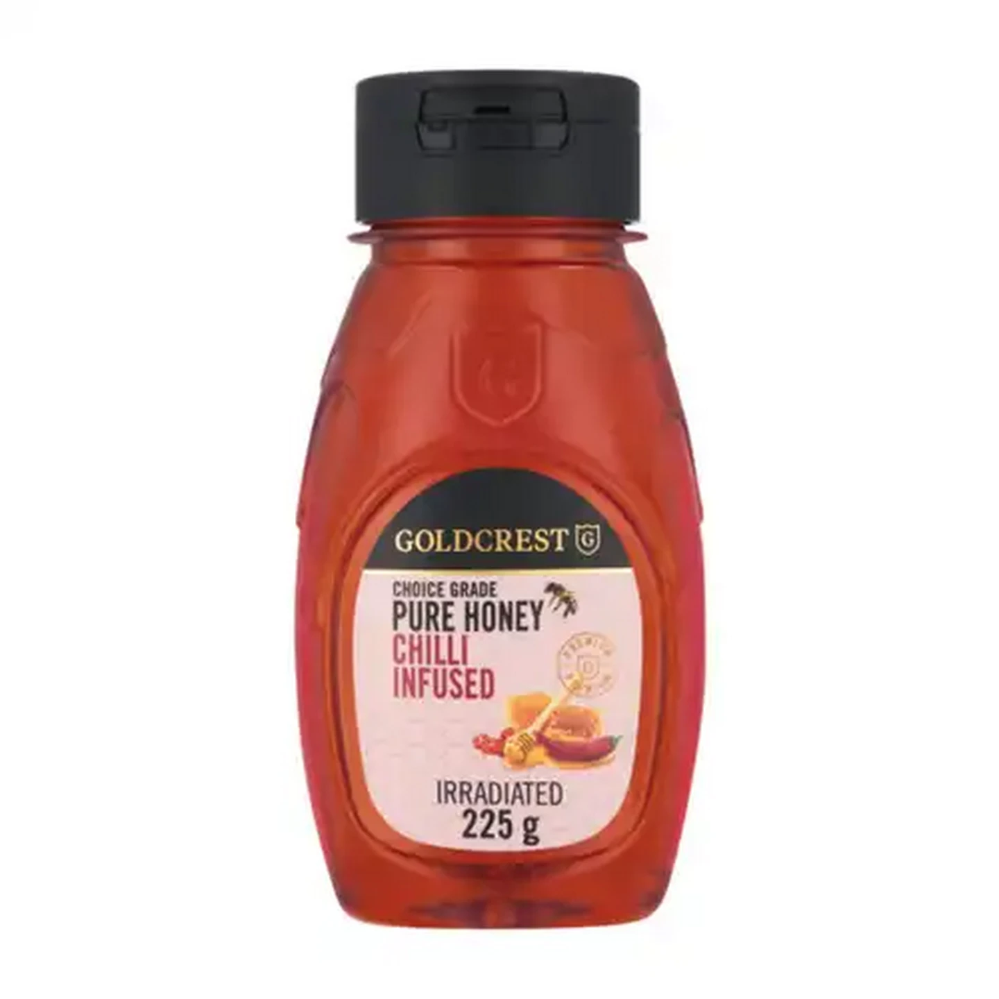 Image of Goldcrest Chilli Infused Honey 225g