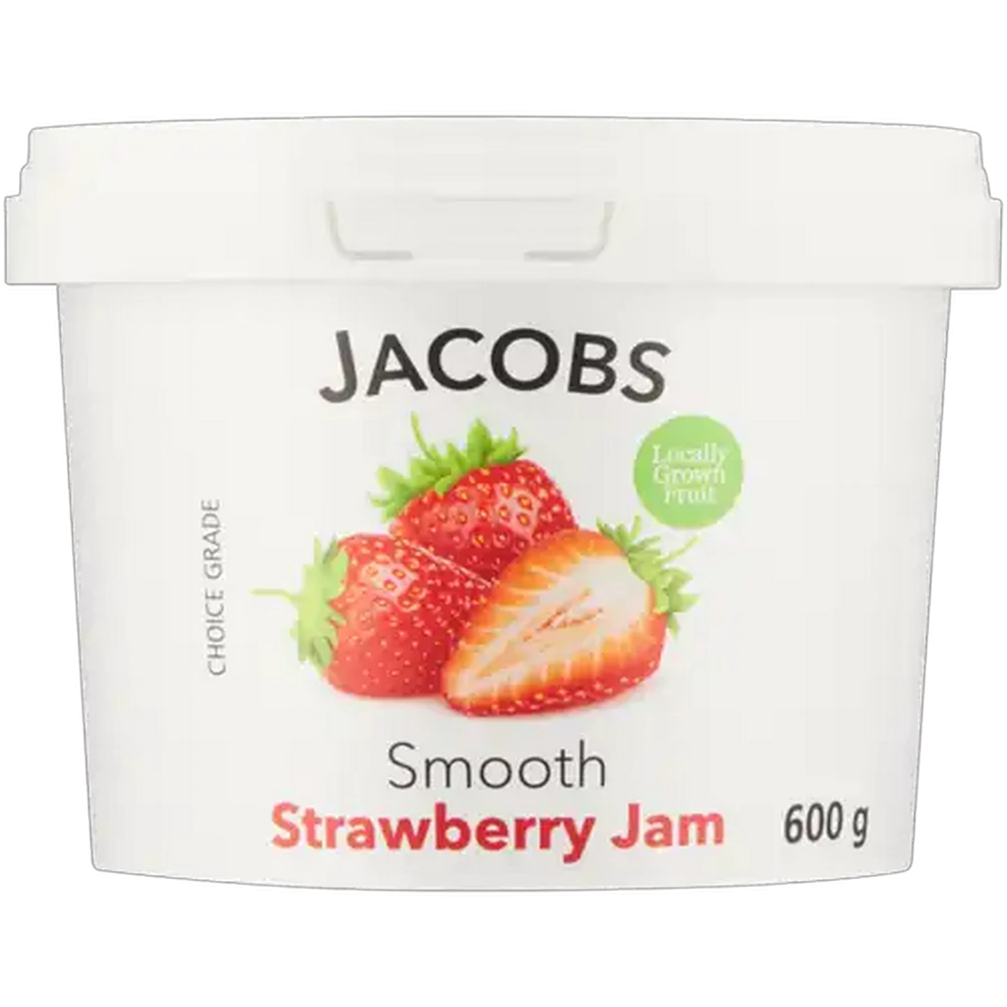 Image of Jacobs Jam Co Smooth Strawberry Jam 600g